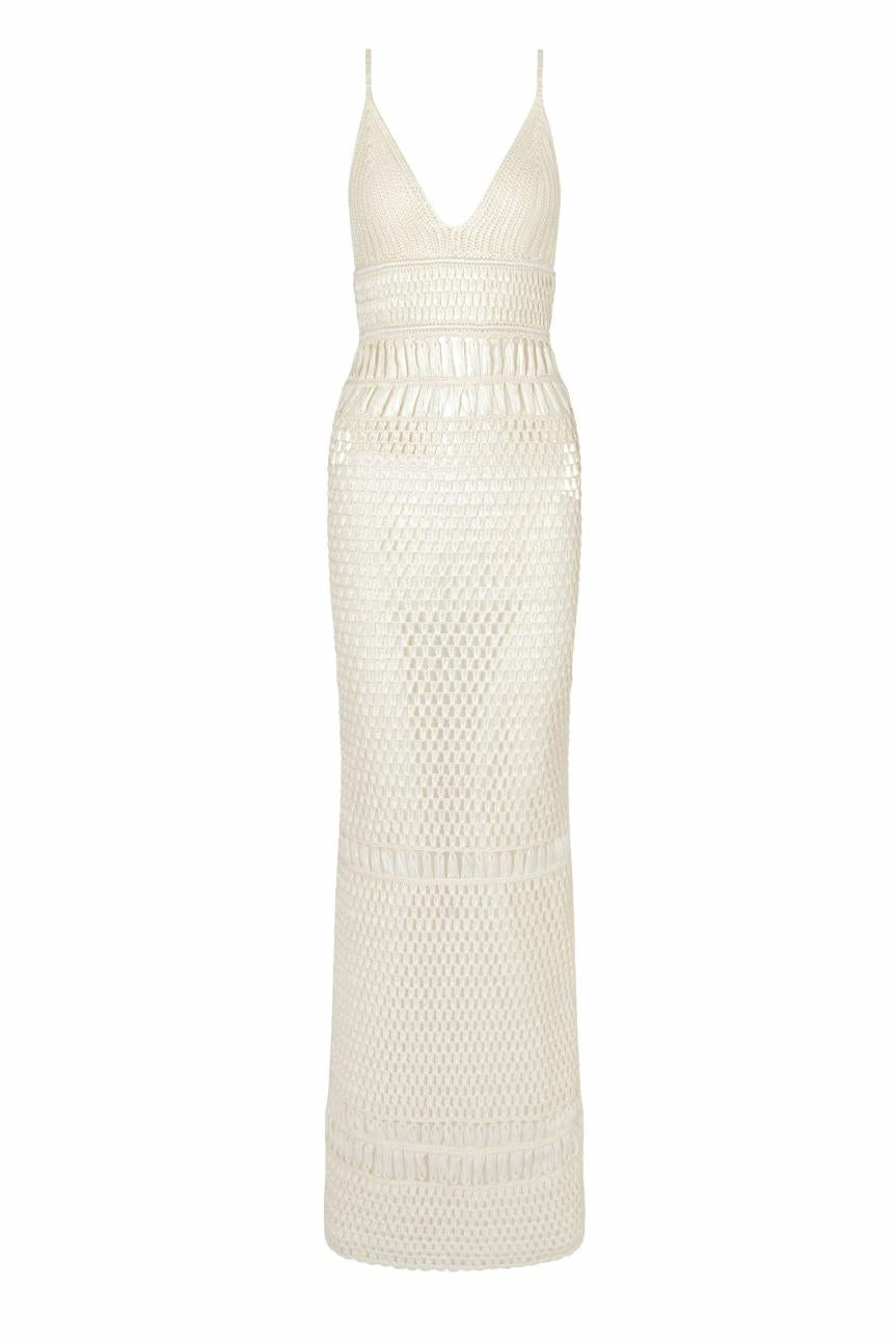 Molly Örgü Cami Midi Elbise