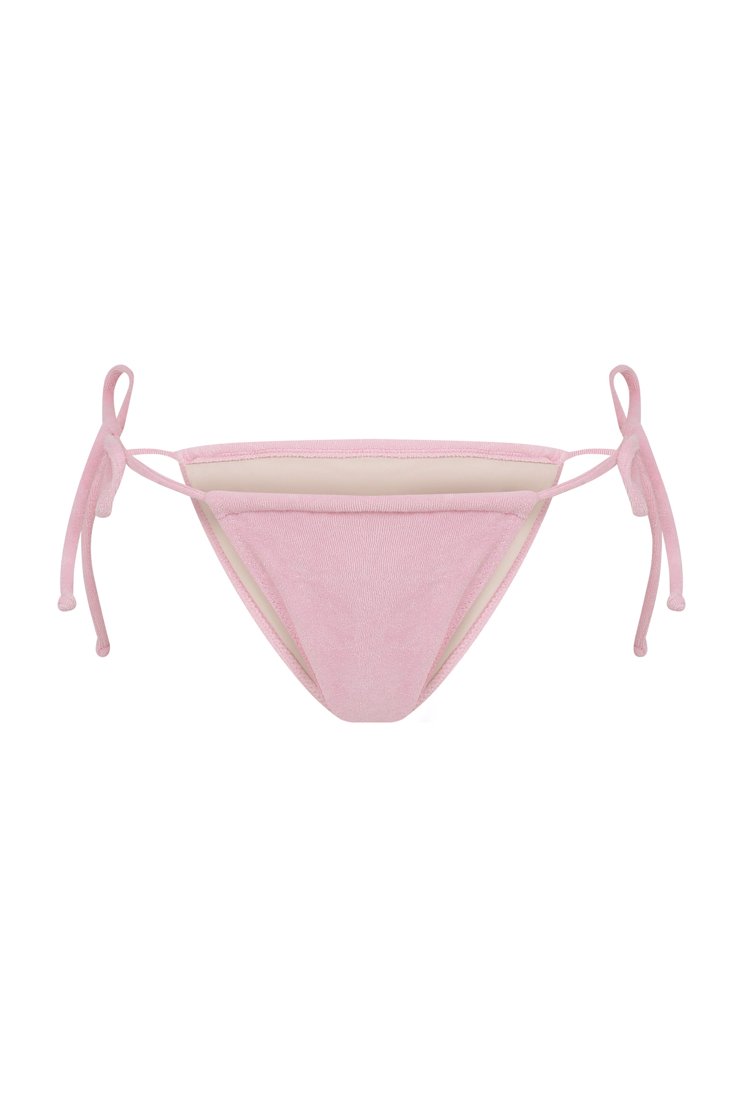Penelope Büzgülü Terry Bikini Altı Pembe