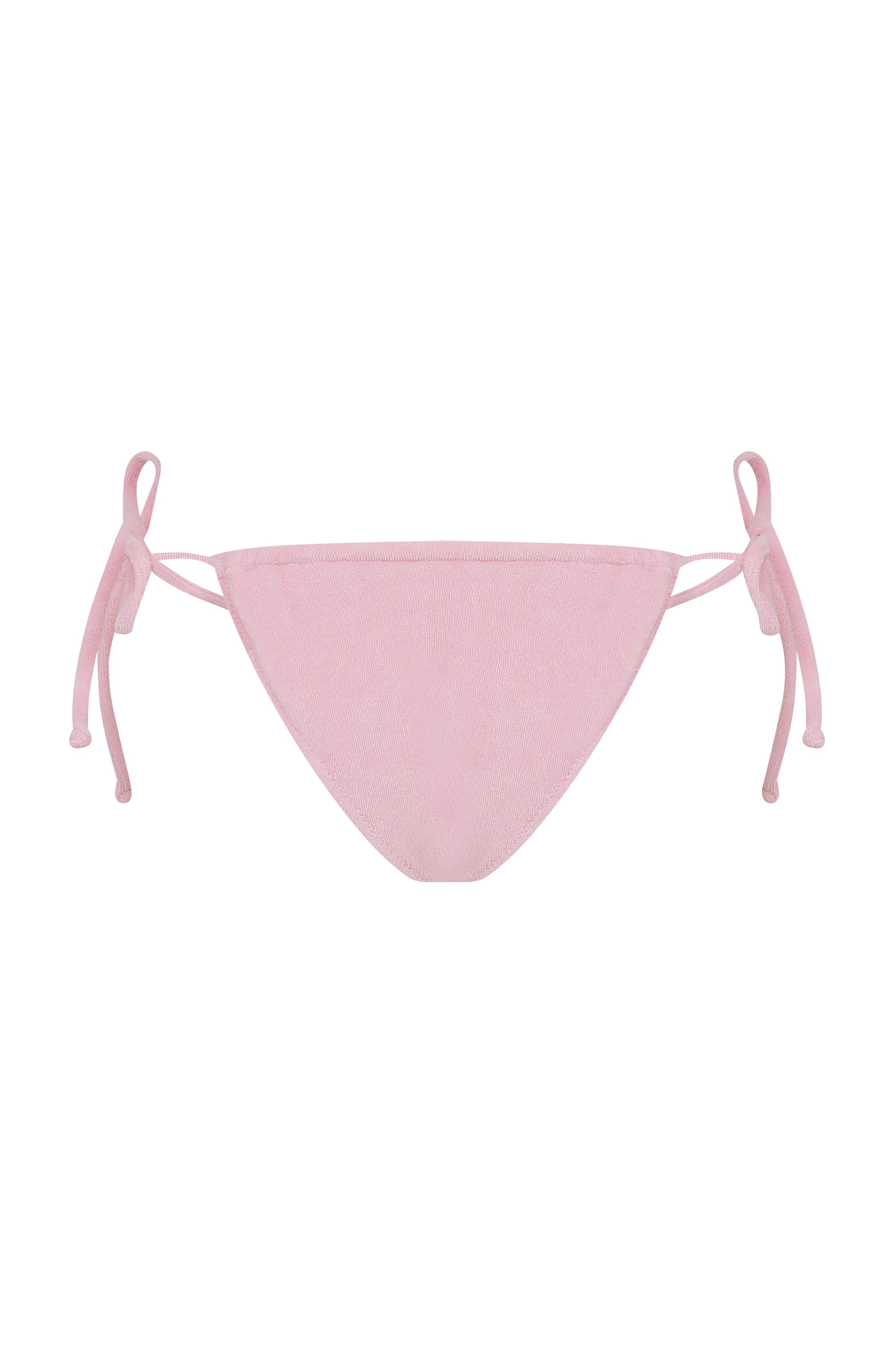 Penelope Büzgülü Terry Bikini Altı Pembe