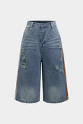 Denim Yarım Şort