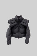 puffer siyah mont