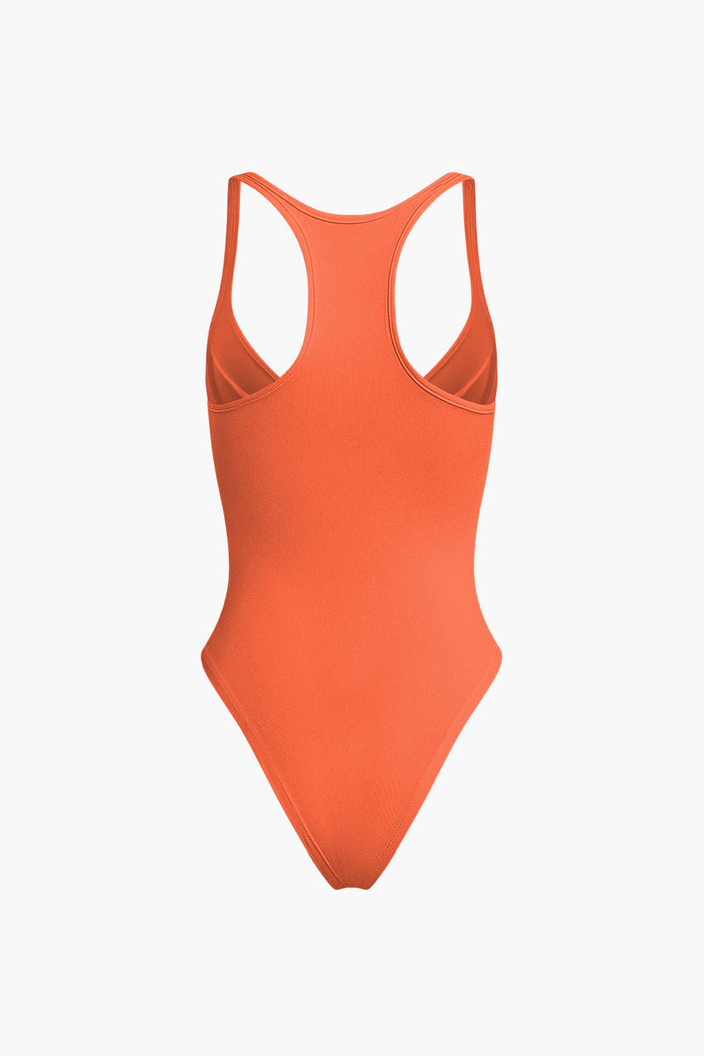Düz Renk Derin V Yaka Bustiyer Bodysuit
