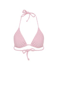 Luna Terry Havlu Üçgen Bikini Üstü Pembe