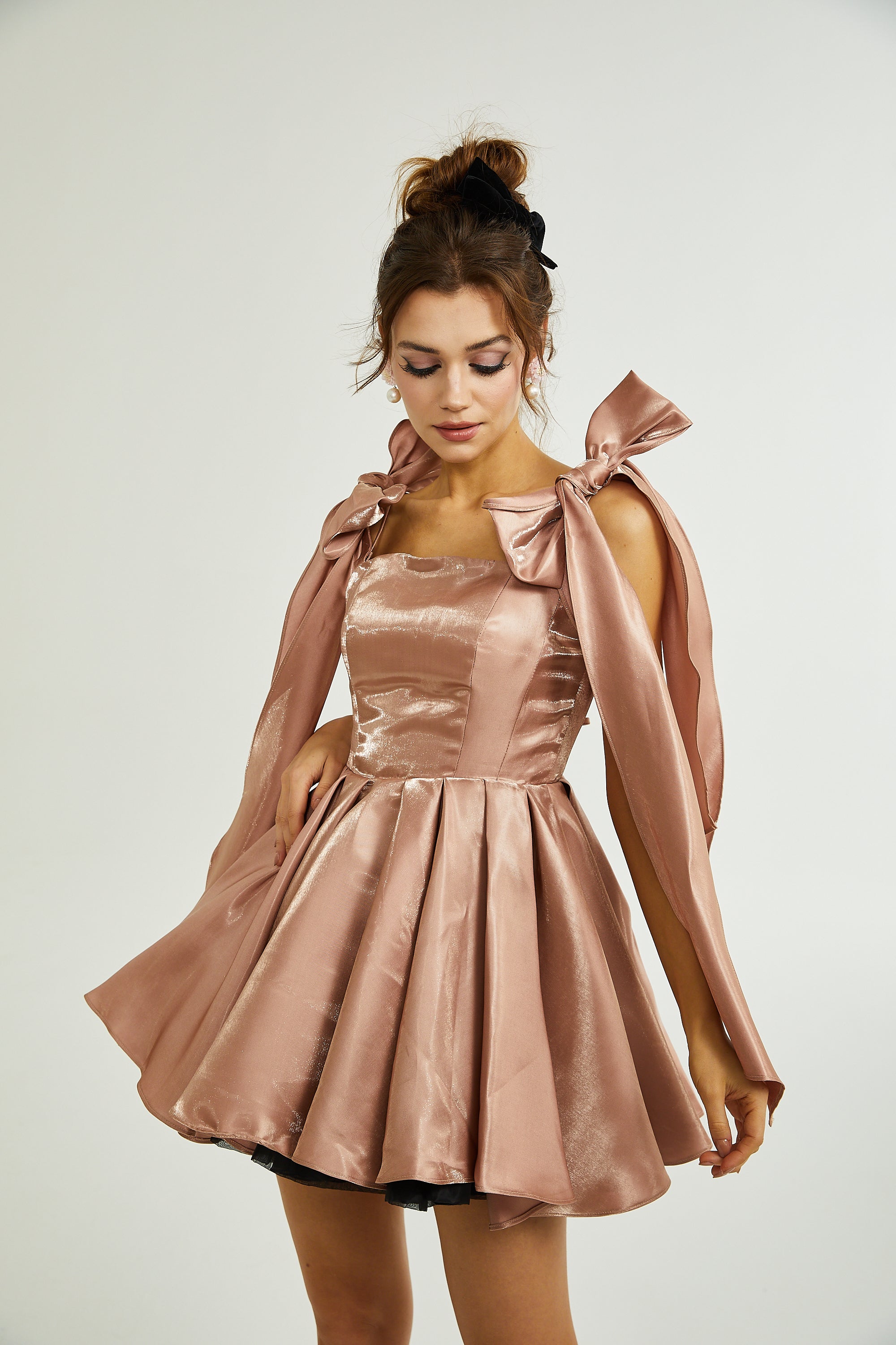 Catiana detay mini elbise