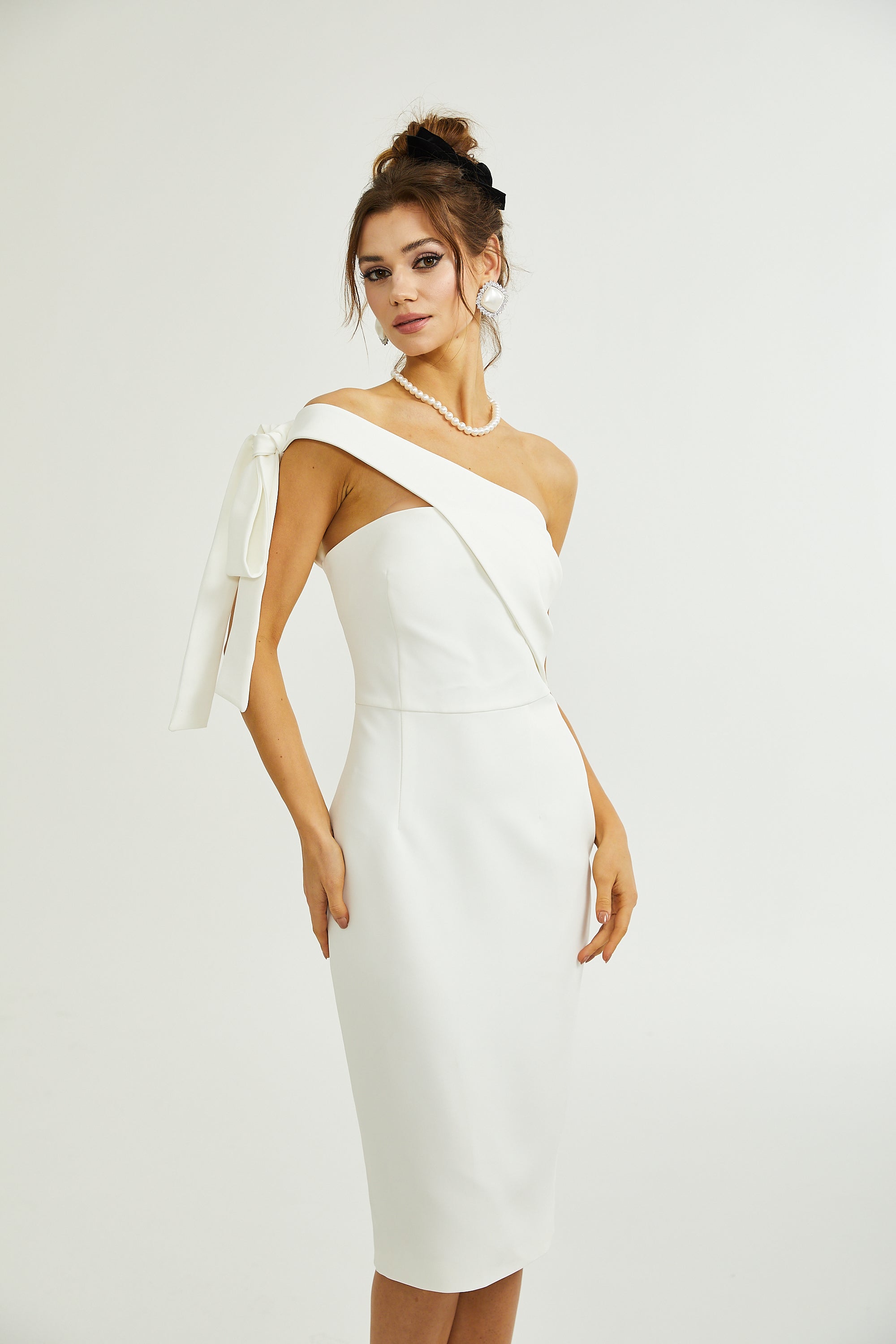 Nadine midi elbise