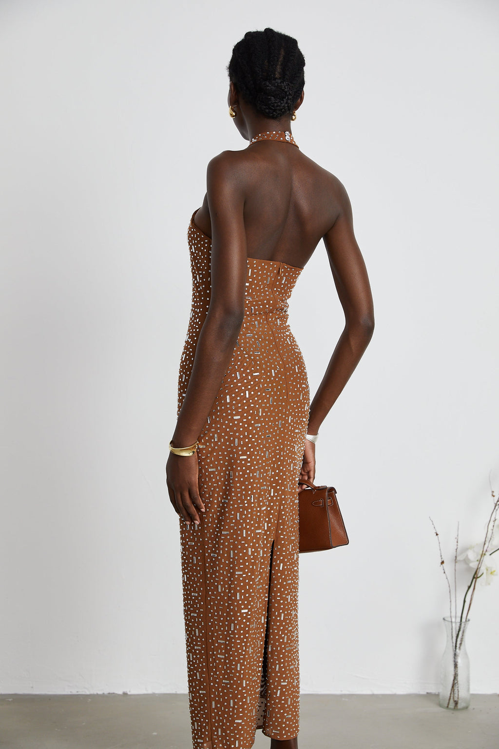 Désirée bodycon maksi elbise