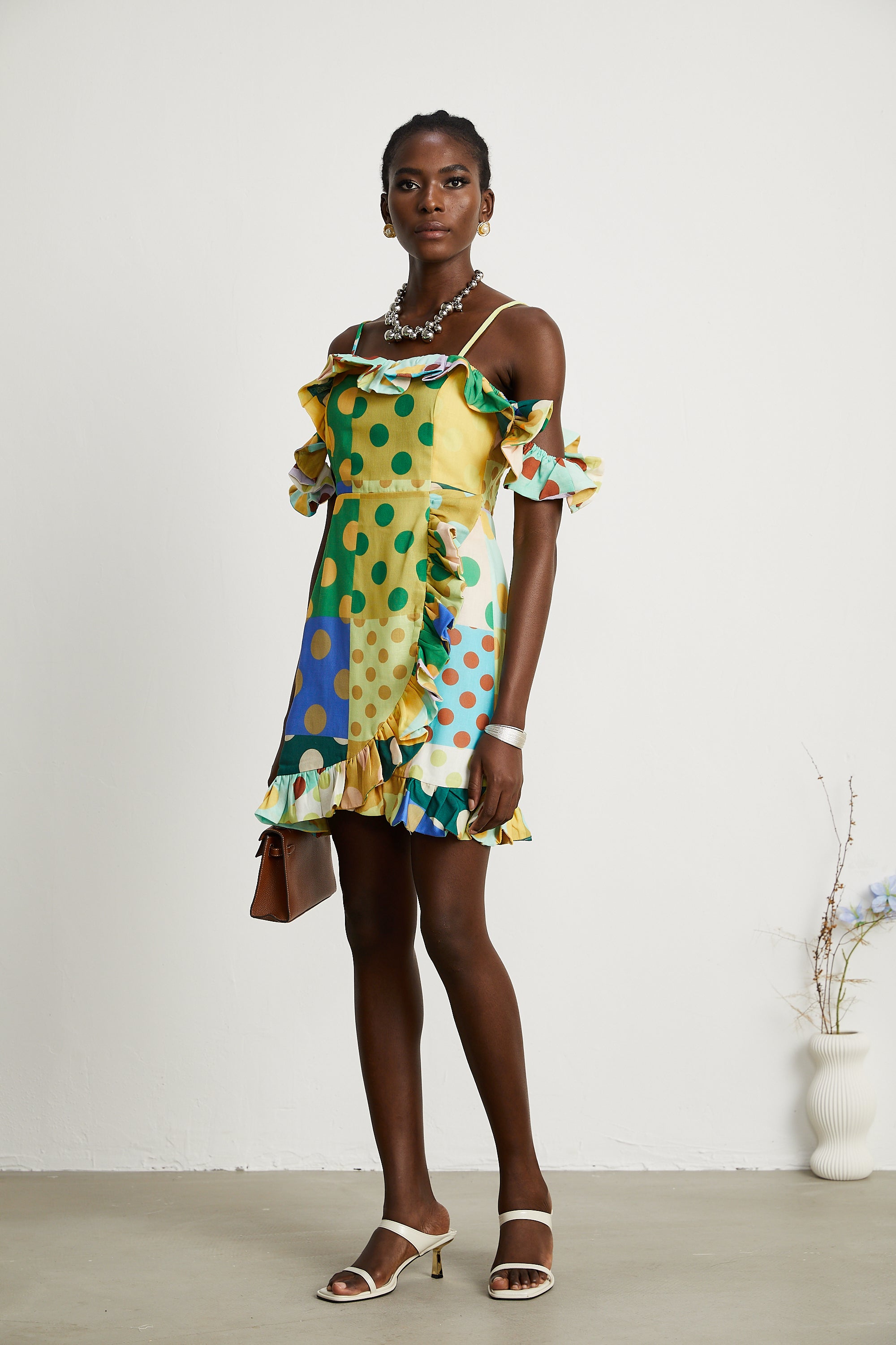 Aurore mini elbise