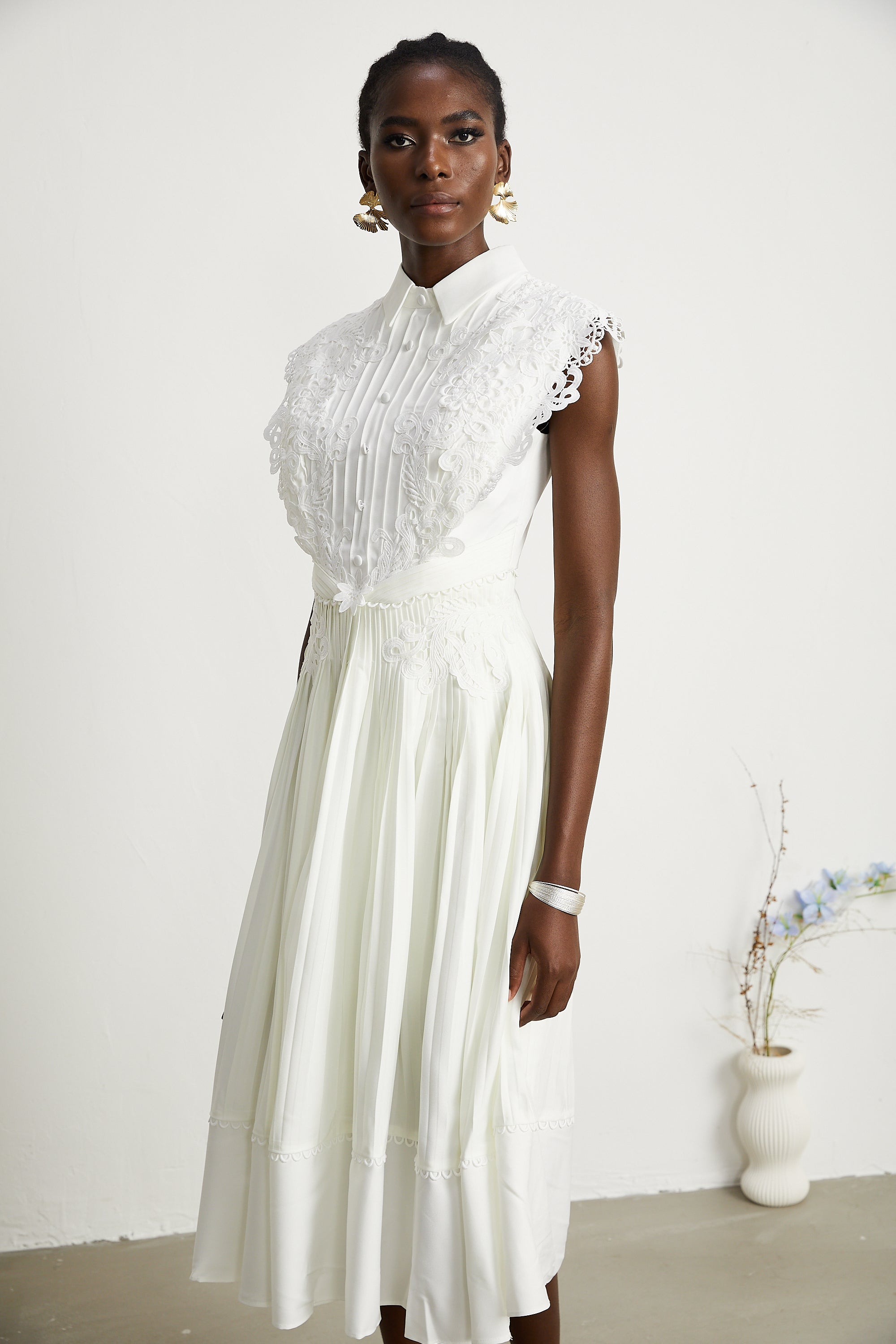 Avalon midi elbise