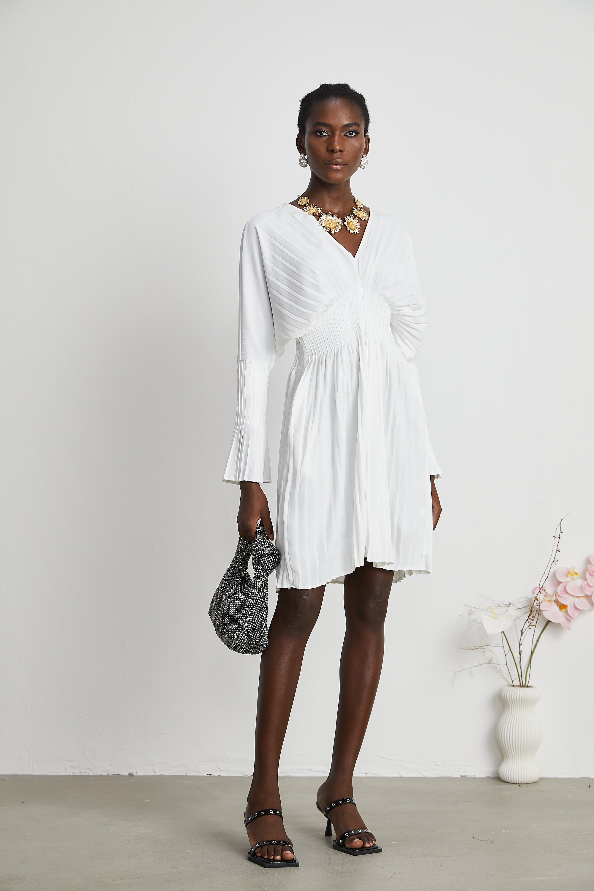 Claudette mini elbise