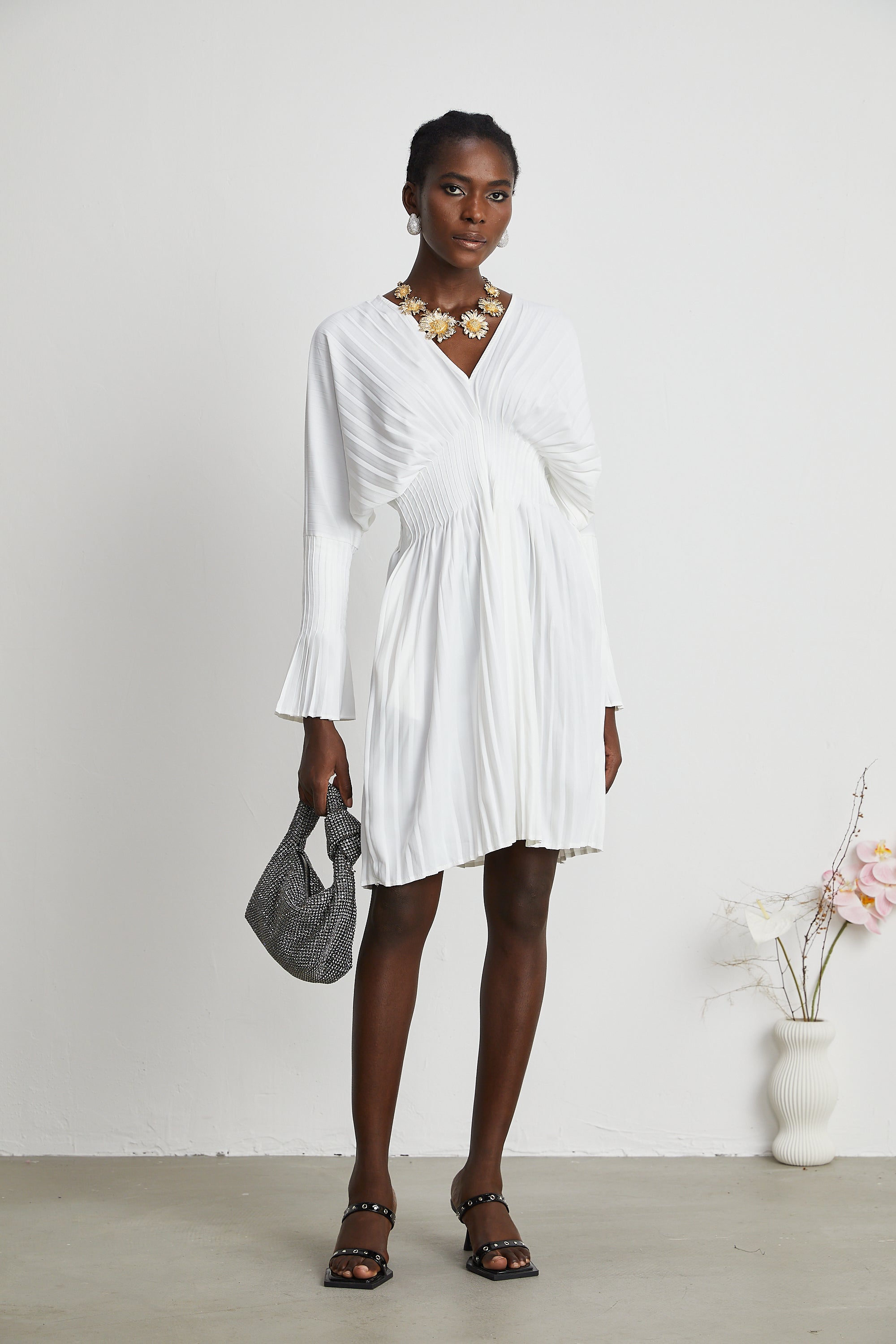 Claudette mini elbise