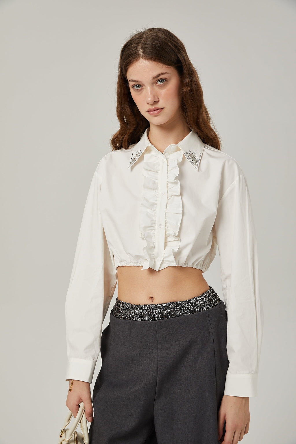 Éléonore süsleme pantolon