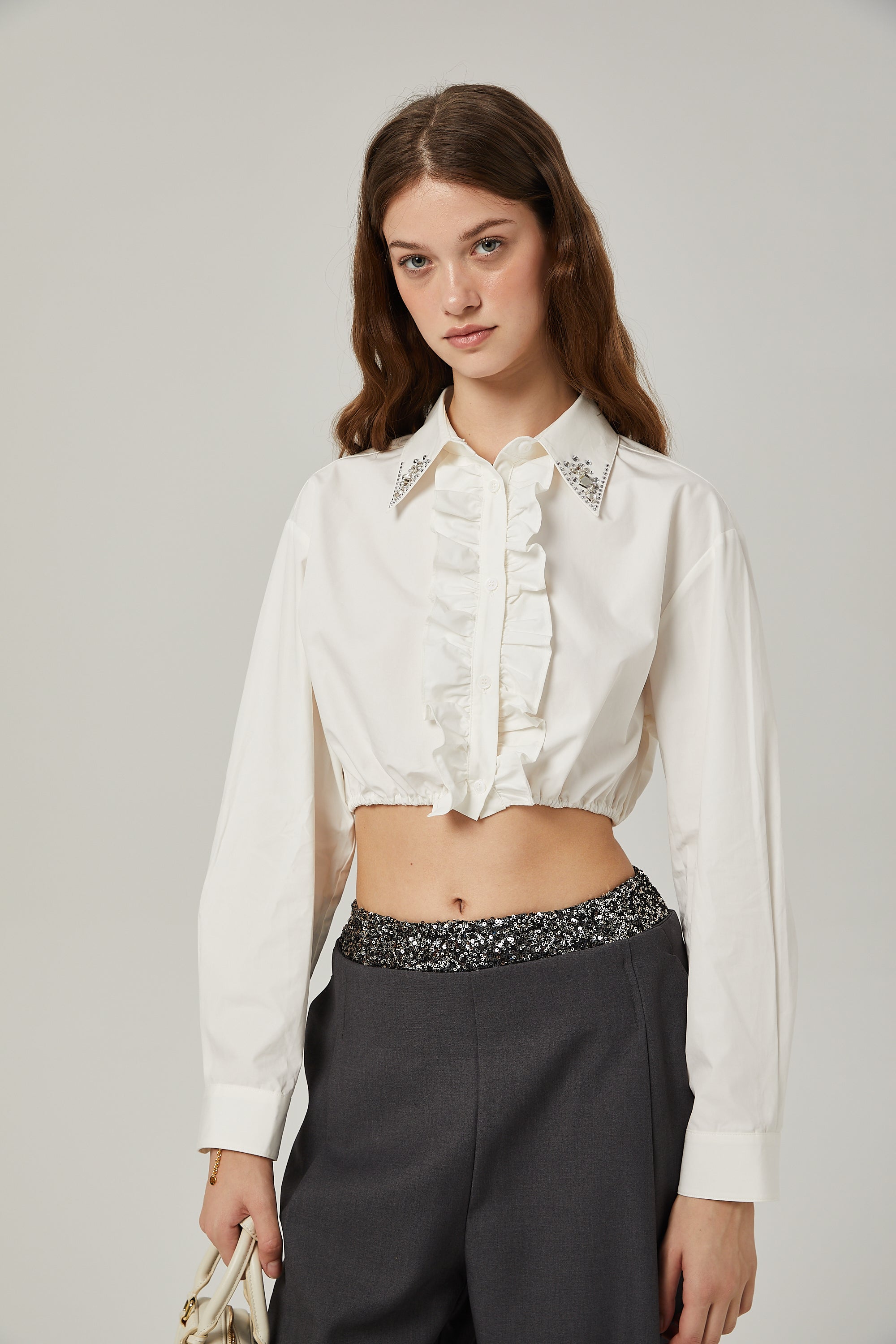 Éléonore süsleme pantolon