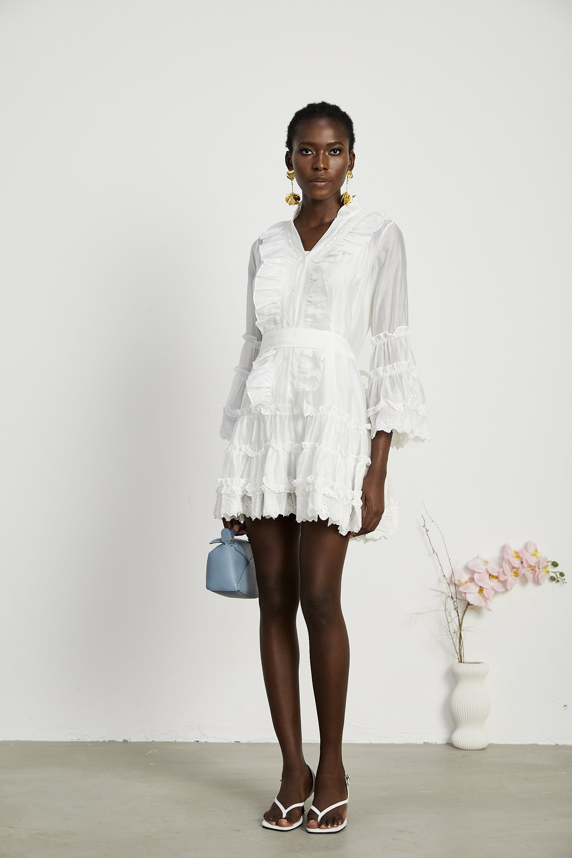 Agathe mini elbise