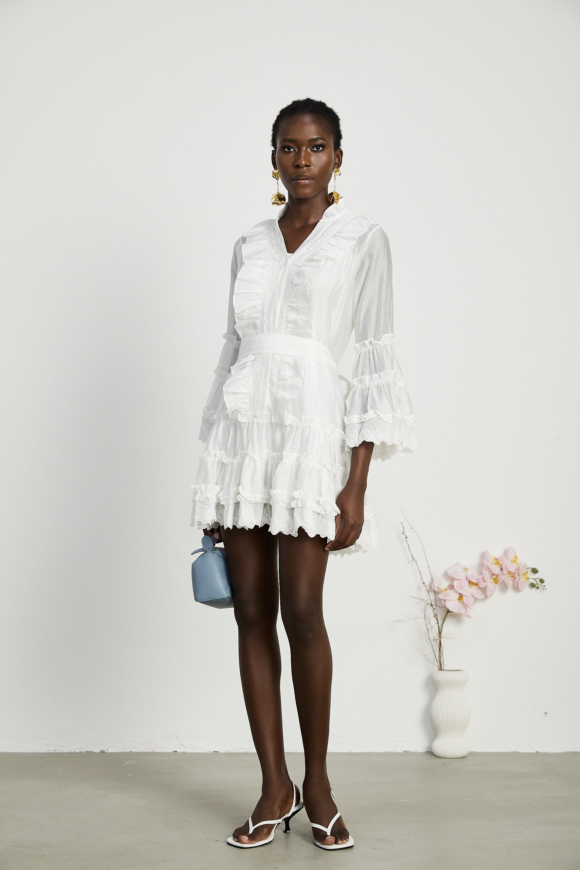 Agathe mini elbise