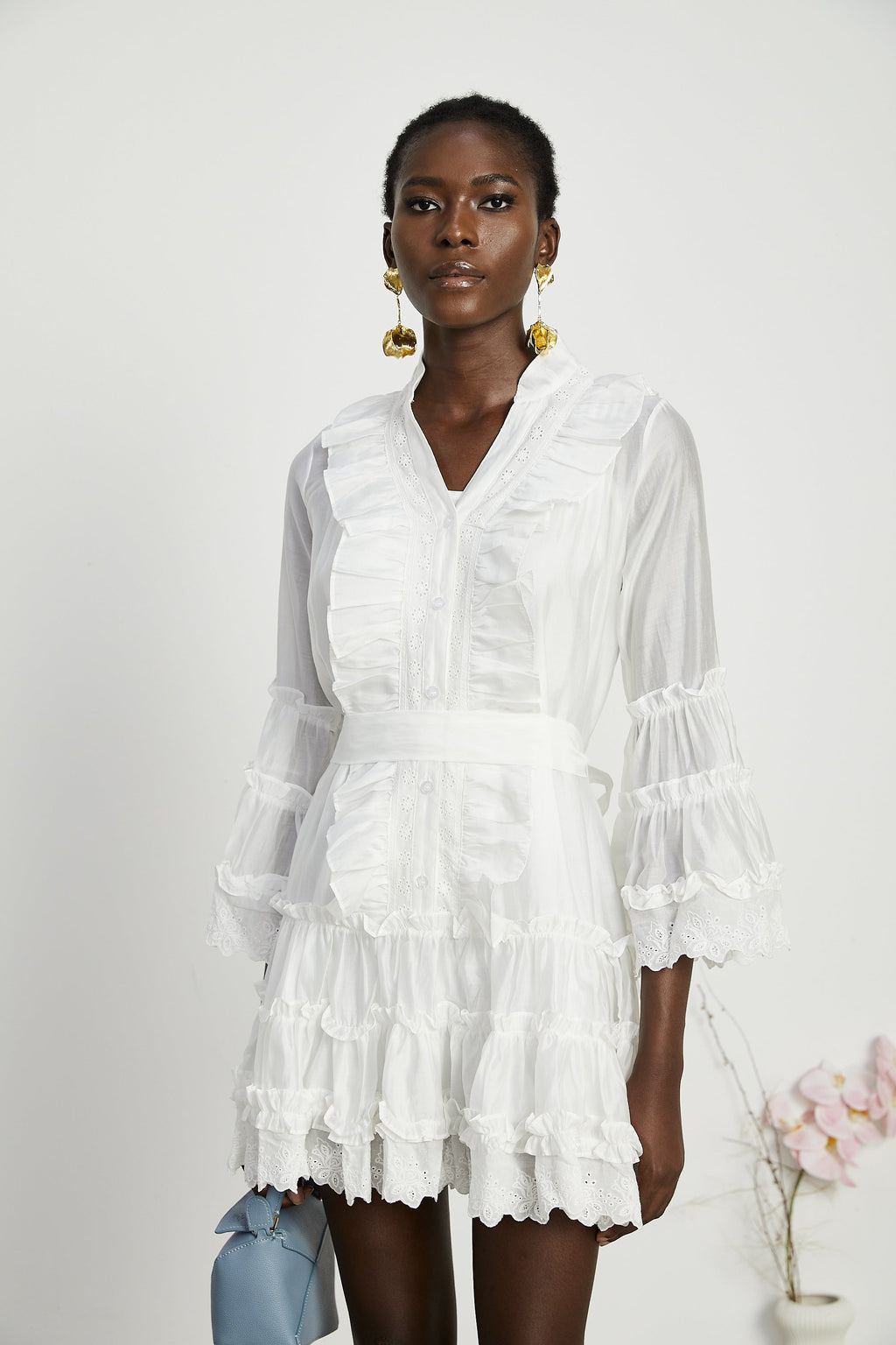 Agathe mini elbise