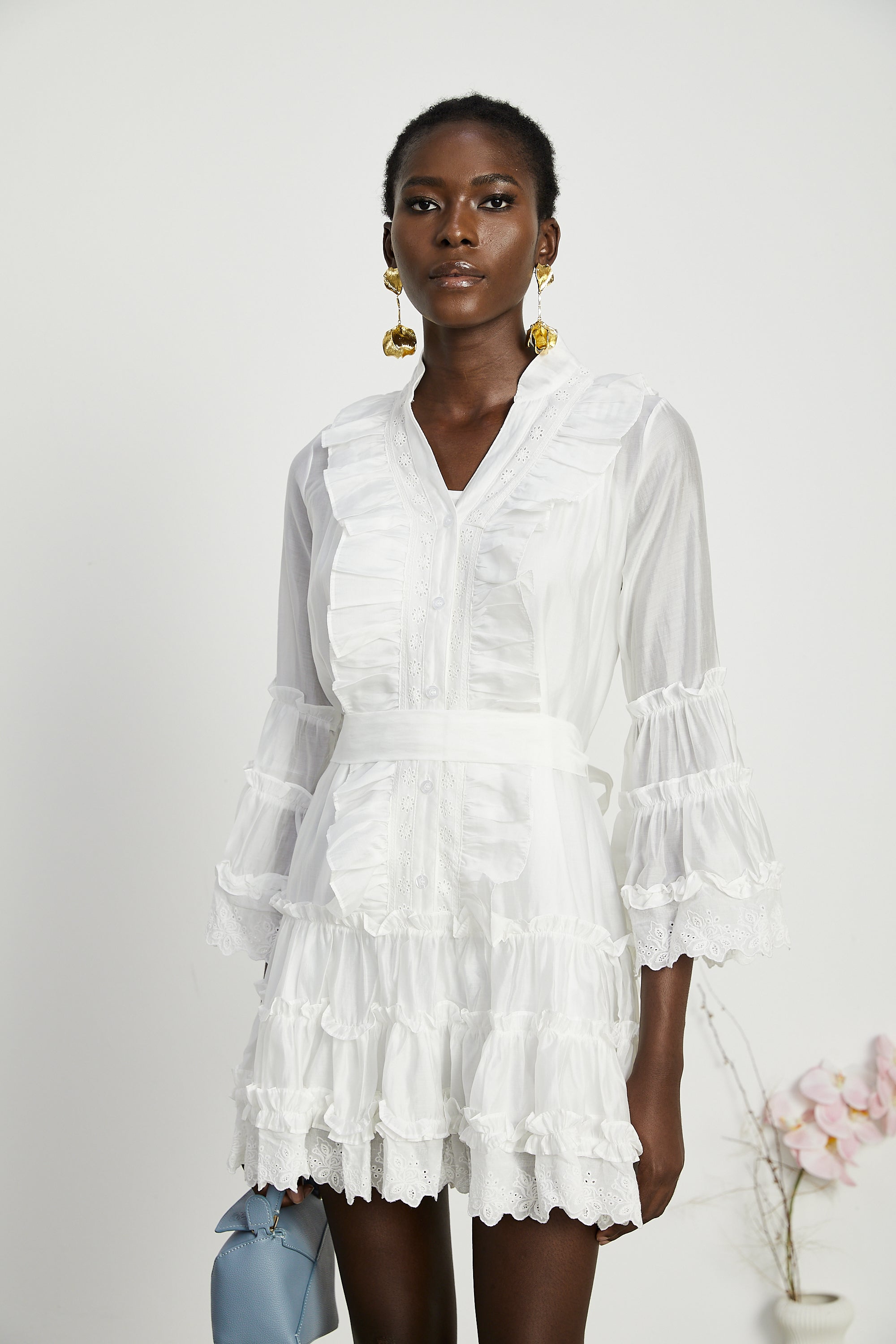 Agathe mini elbise