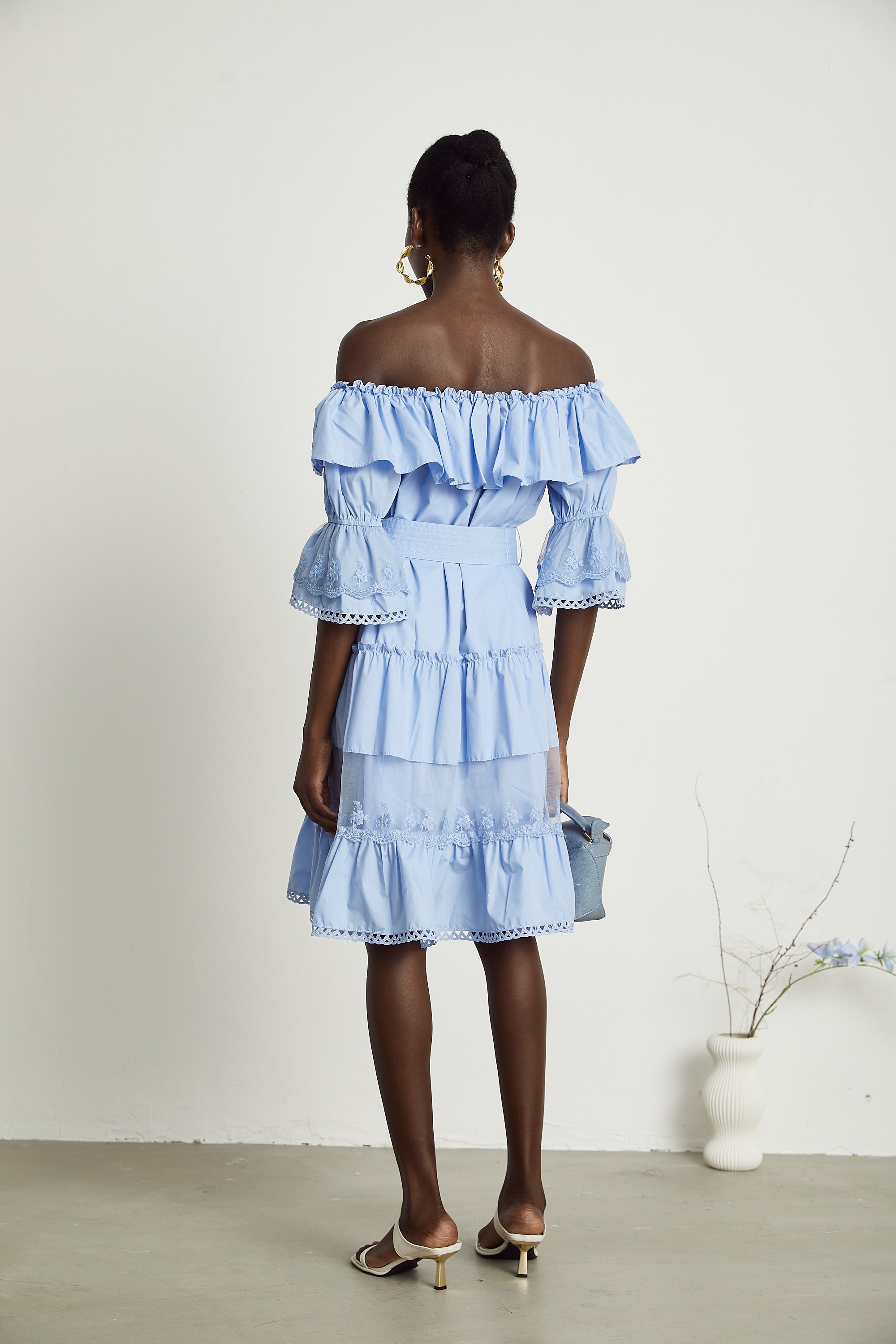 Sophie midi elbise