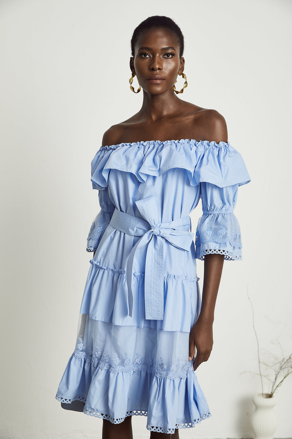 Sophie midi elbise