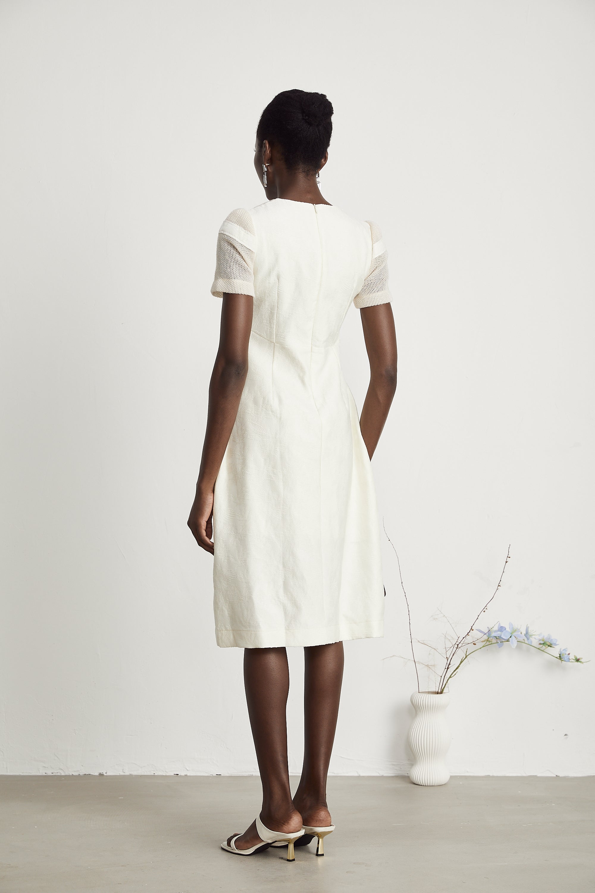 Diane midi elbise