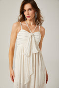 Adèle Pleated Midi Elbise