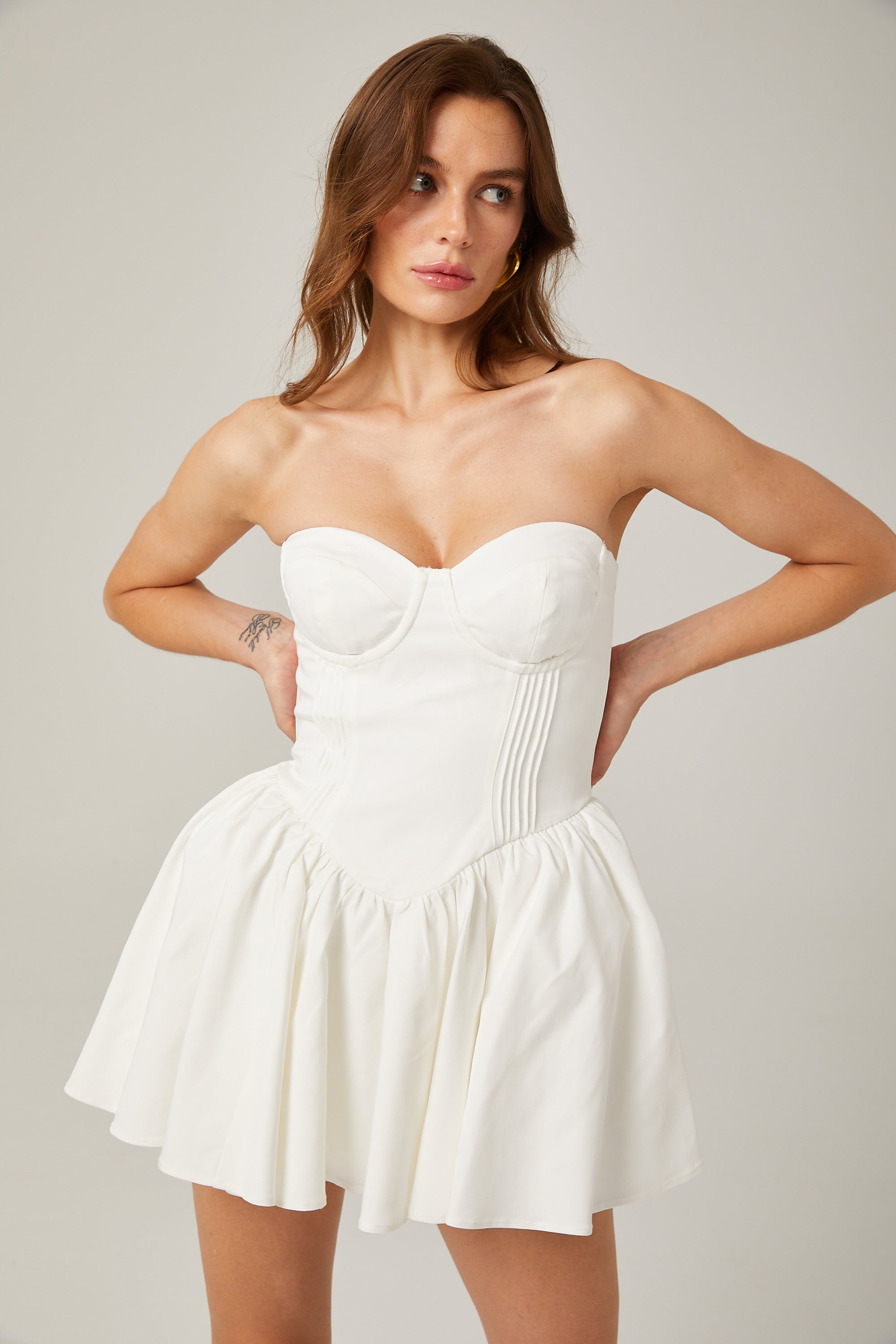 Mireille büstiyer mini elbise