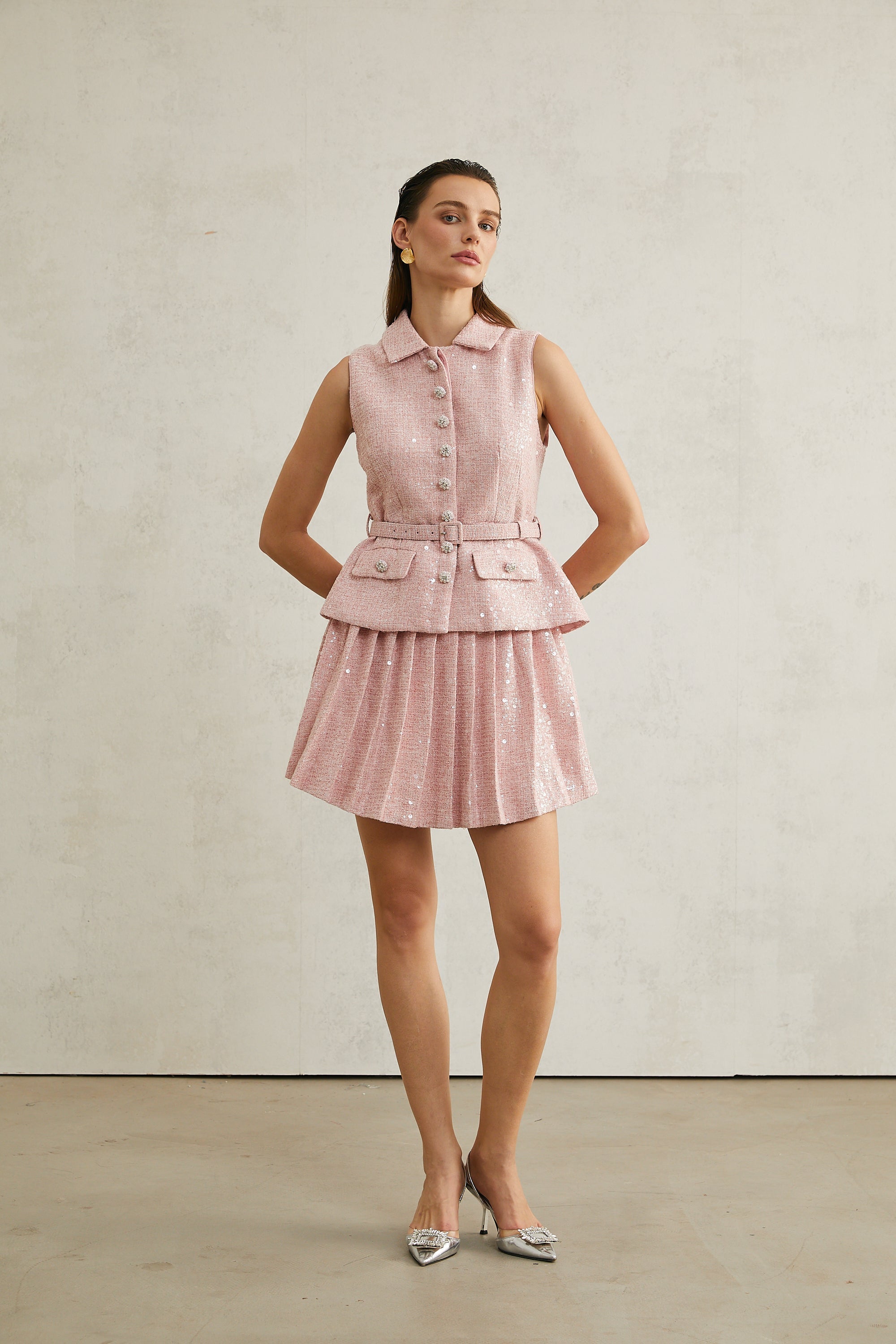 Élise mini elbise