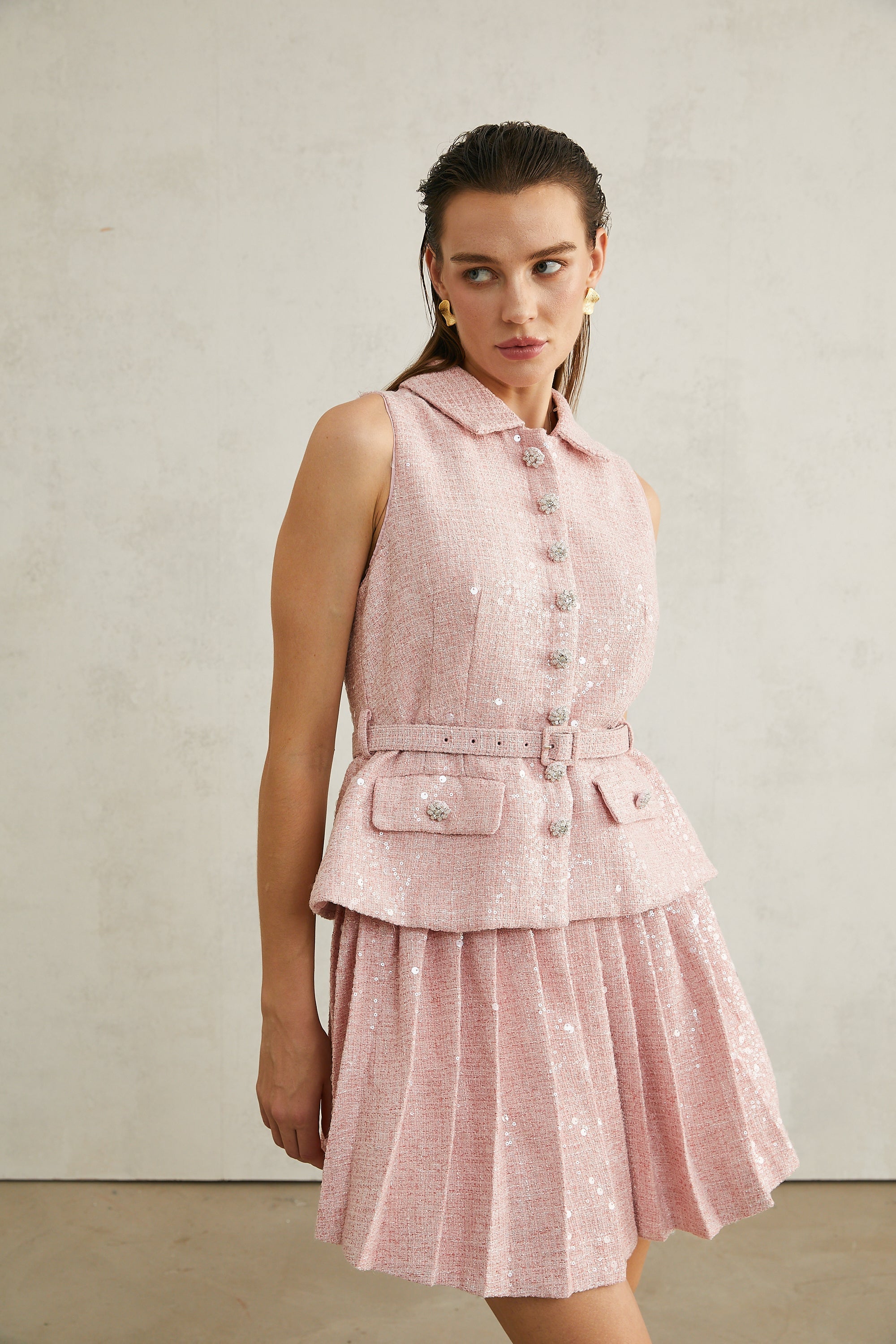 Élise mini elbise