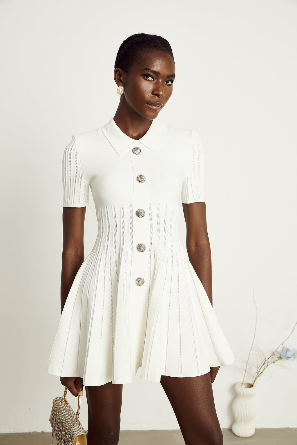 Émilie mini elbise