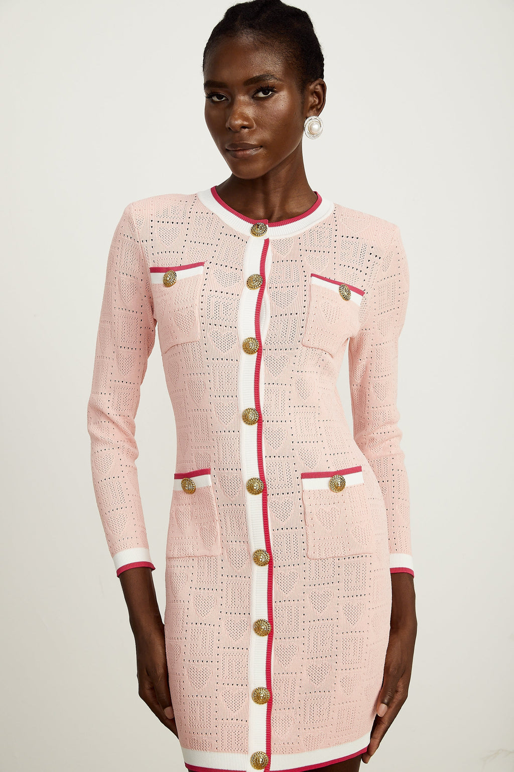 Karine örgü mini elbise
