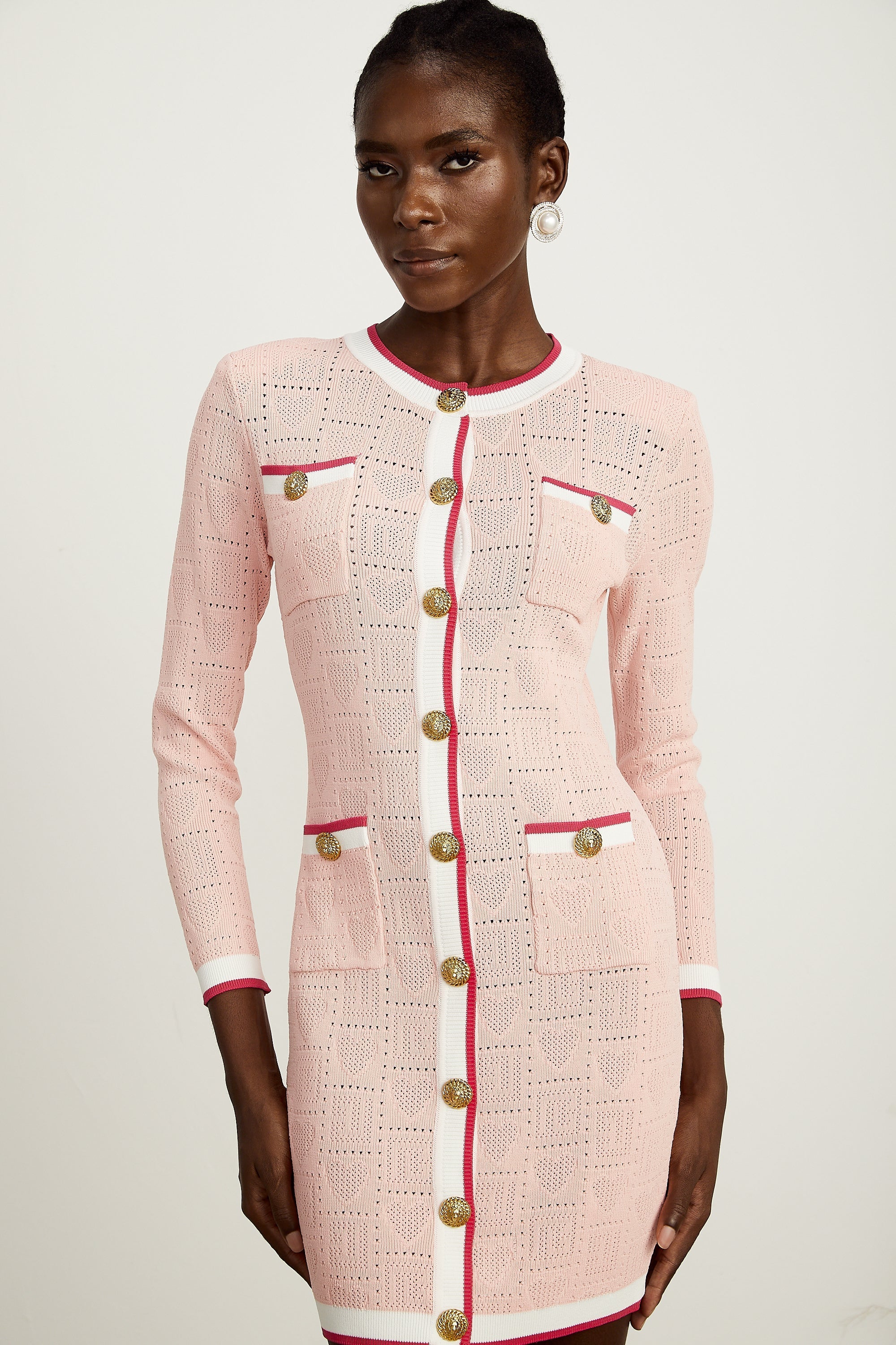 Karine örgü mini elbise