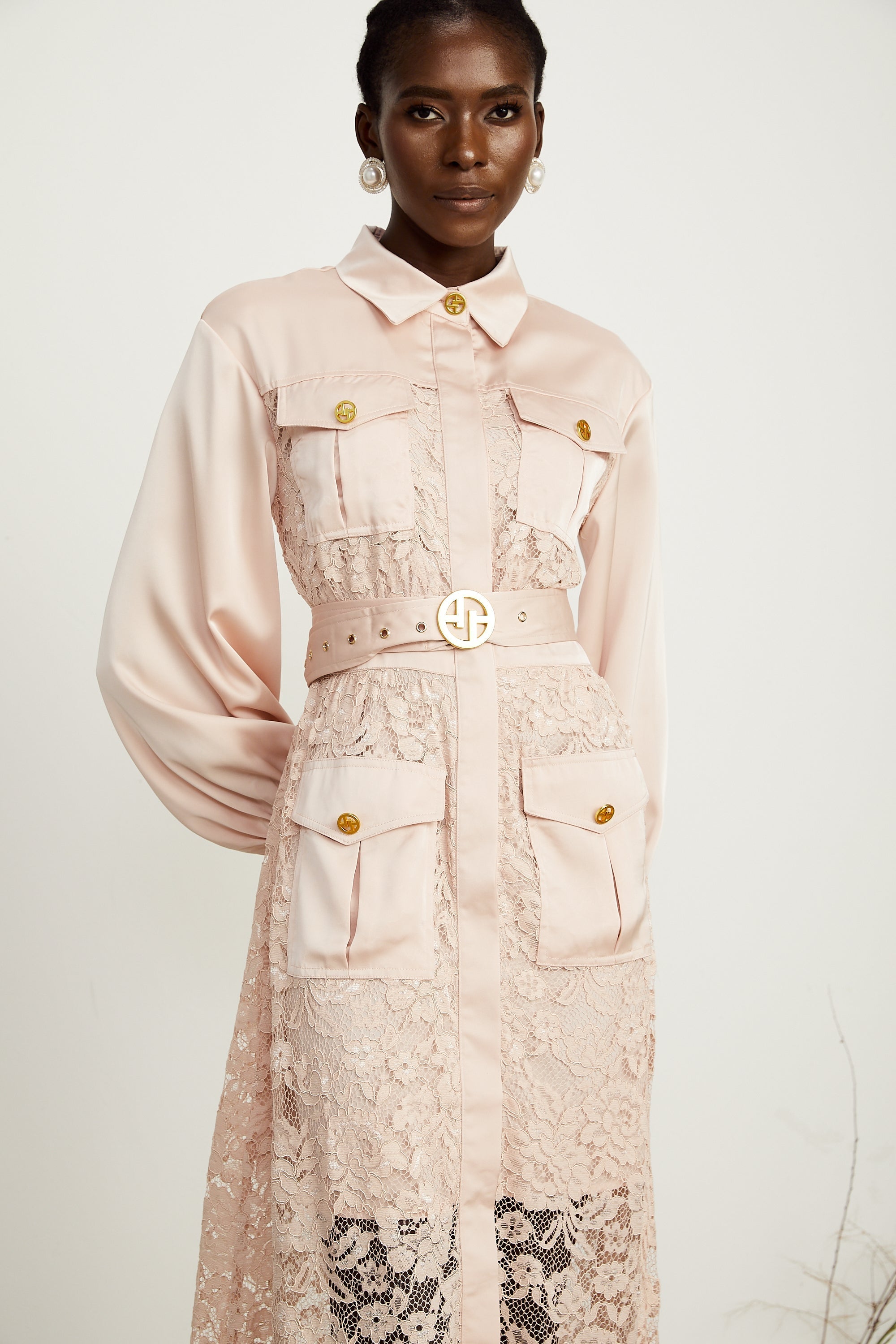 Delphine cepli midi elbise