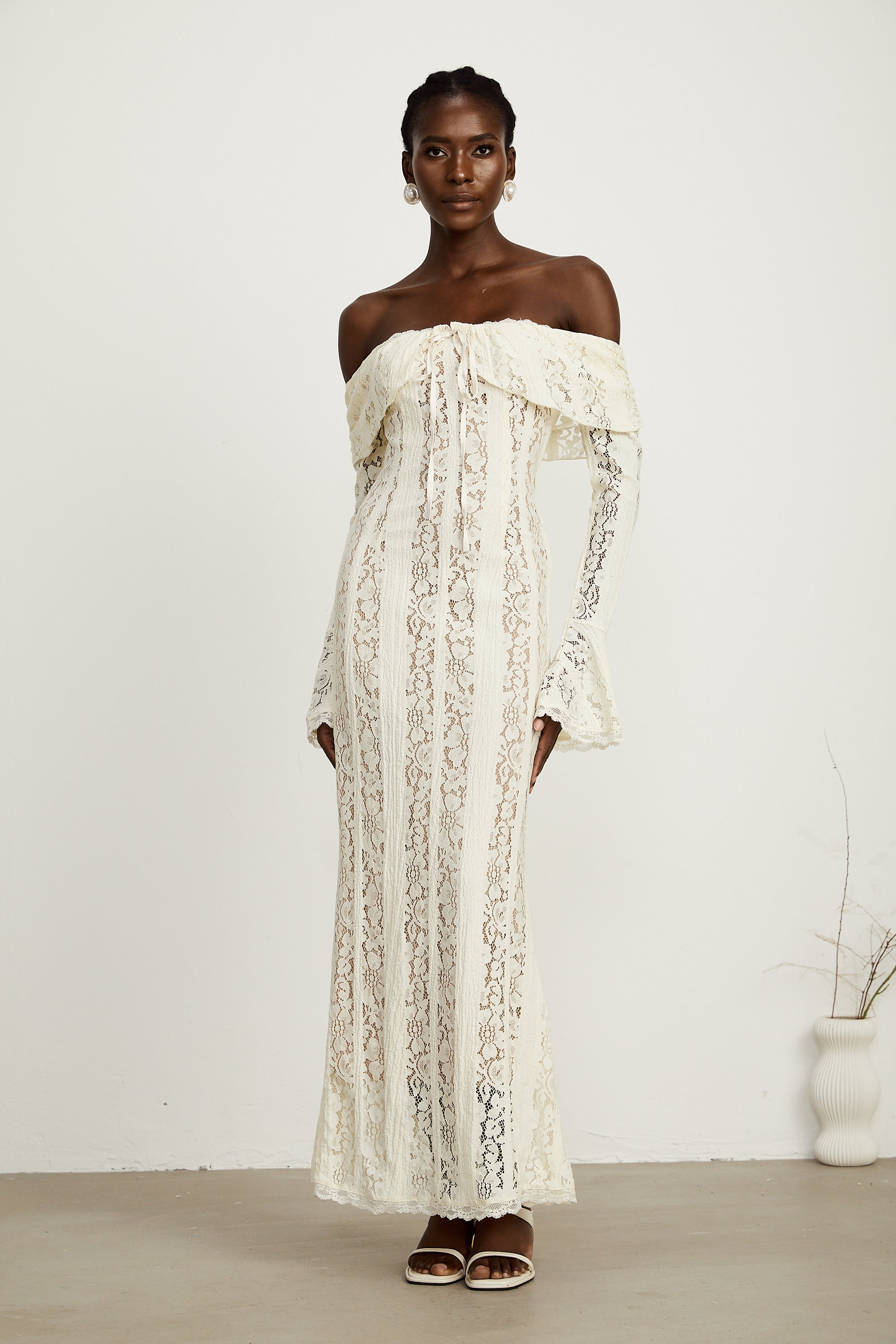 Émeline maksi elbise