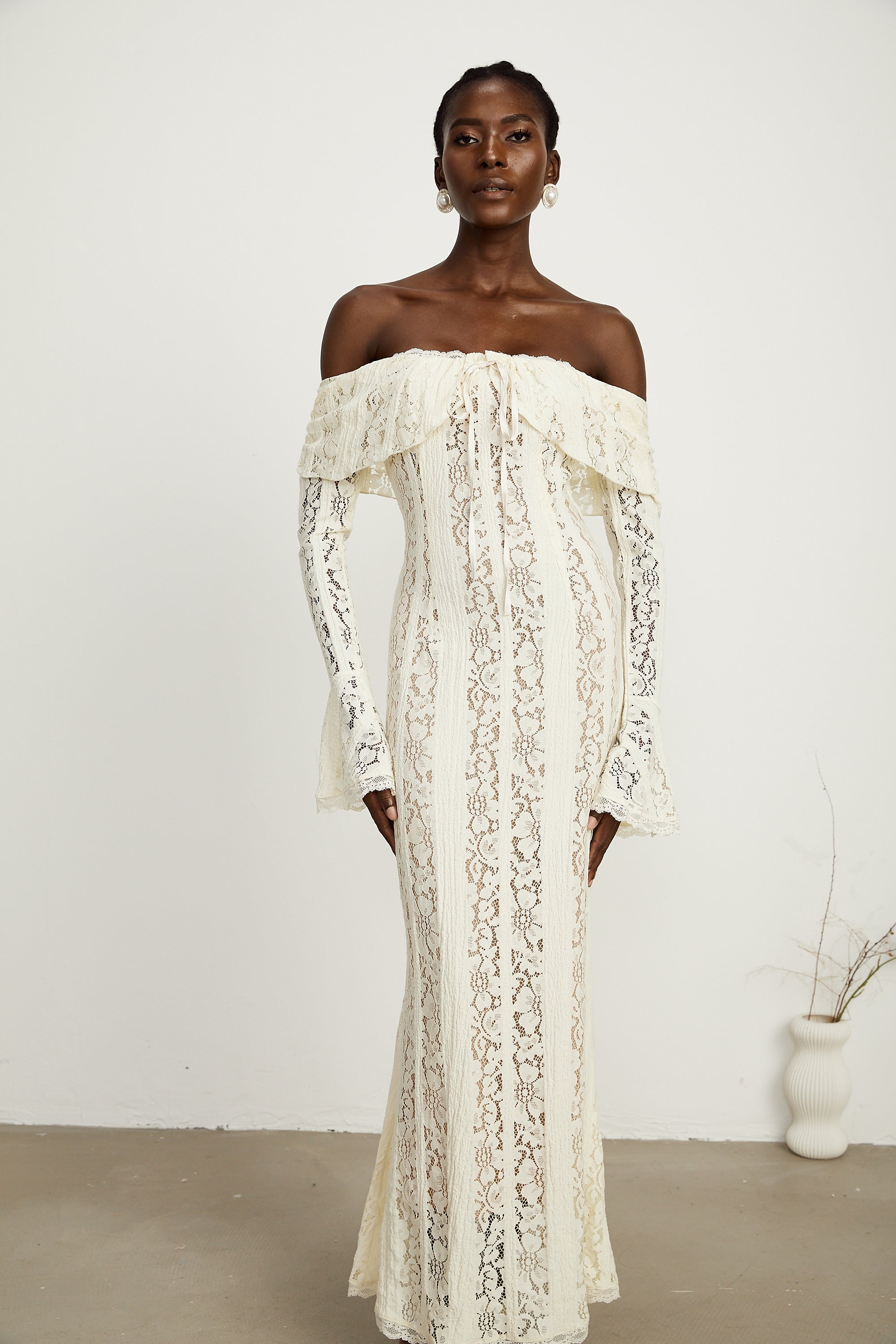 Émeline maksi elbise
