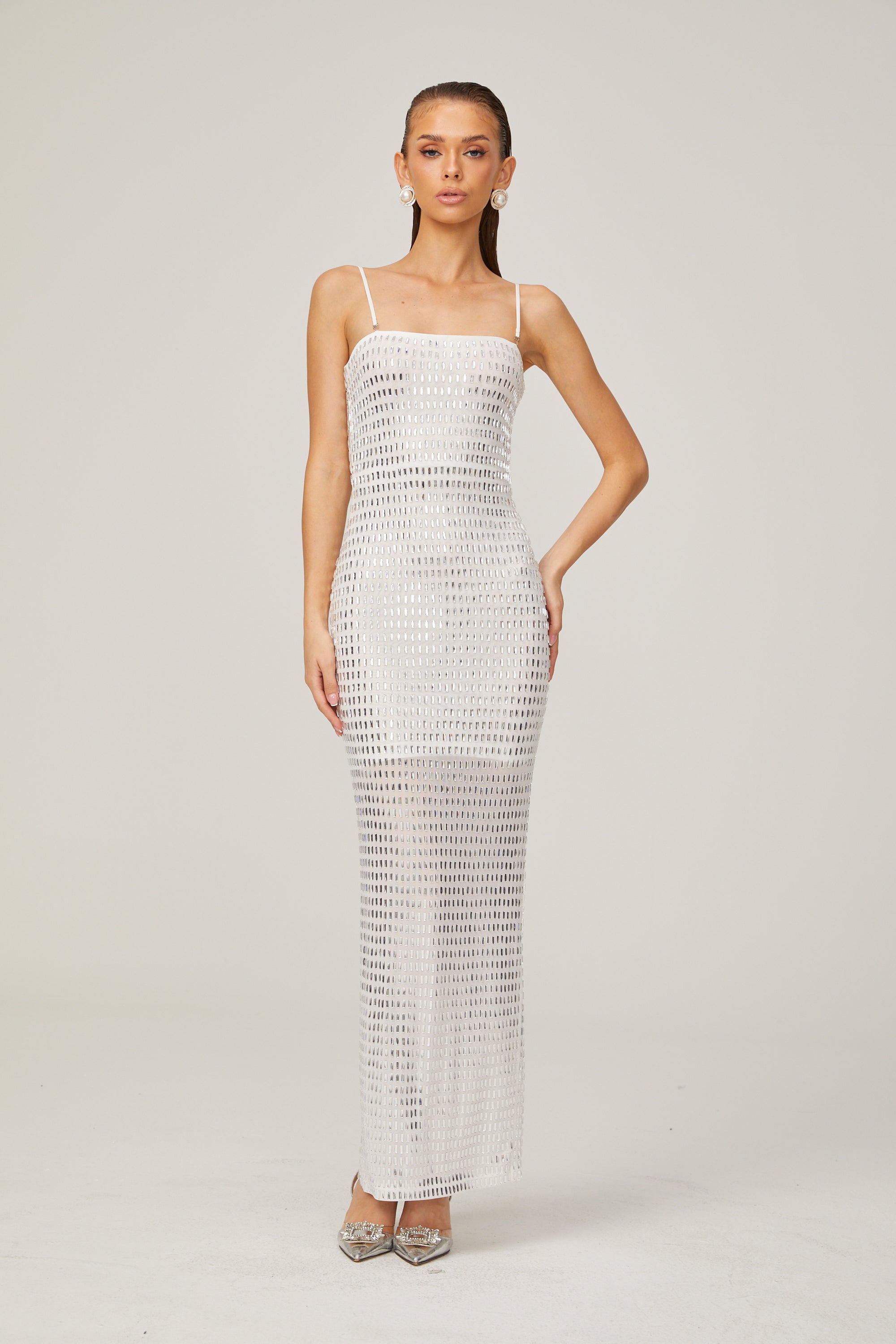 Amelina midi elbise