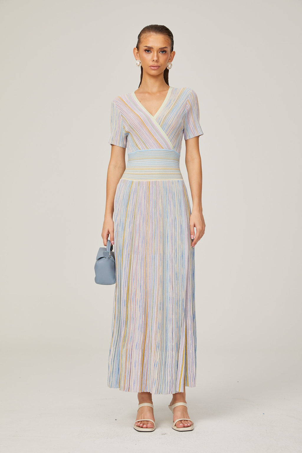 Diane midi elbise