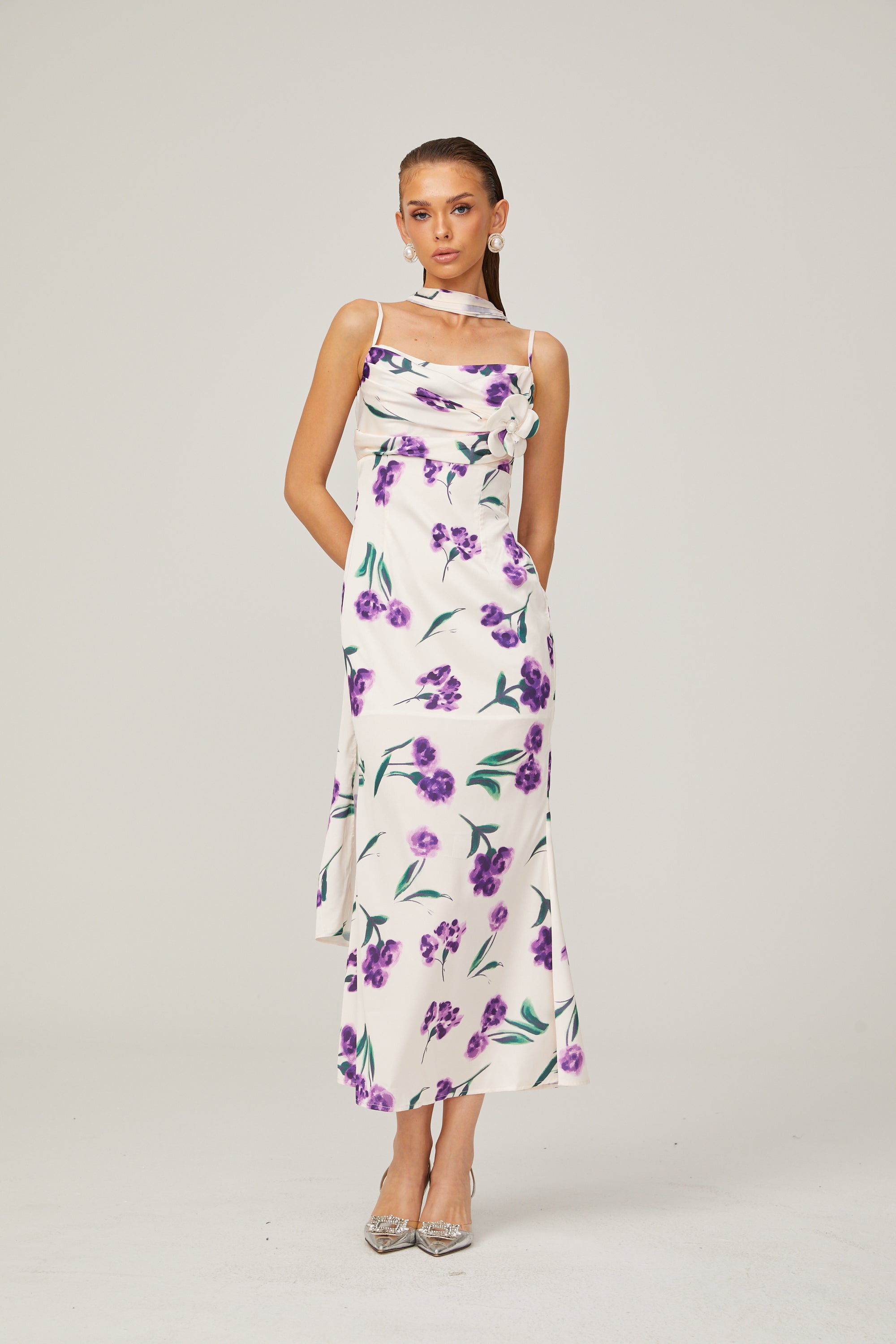 Gitta midi elbise