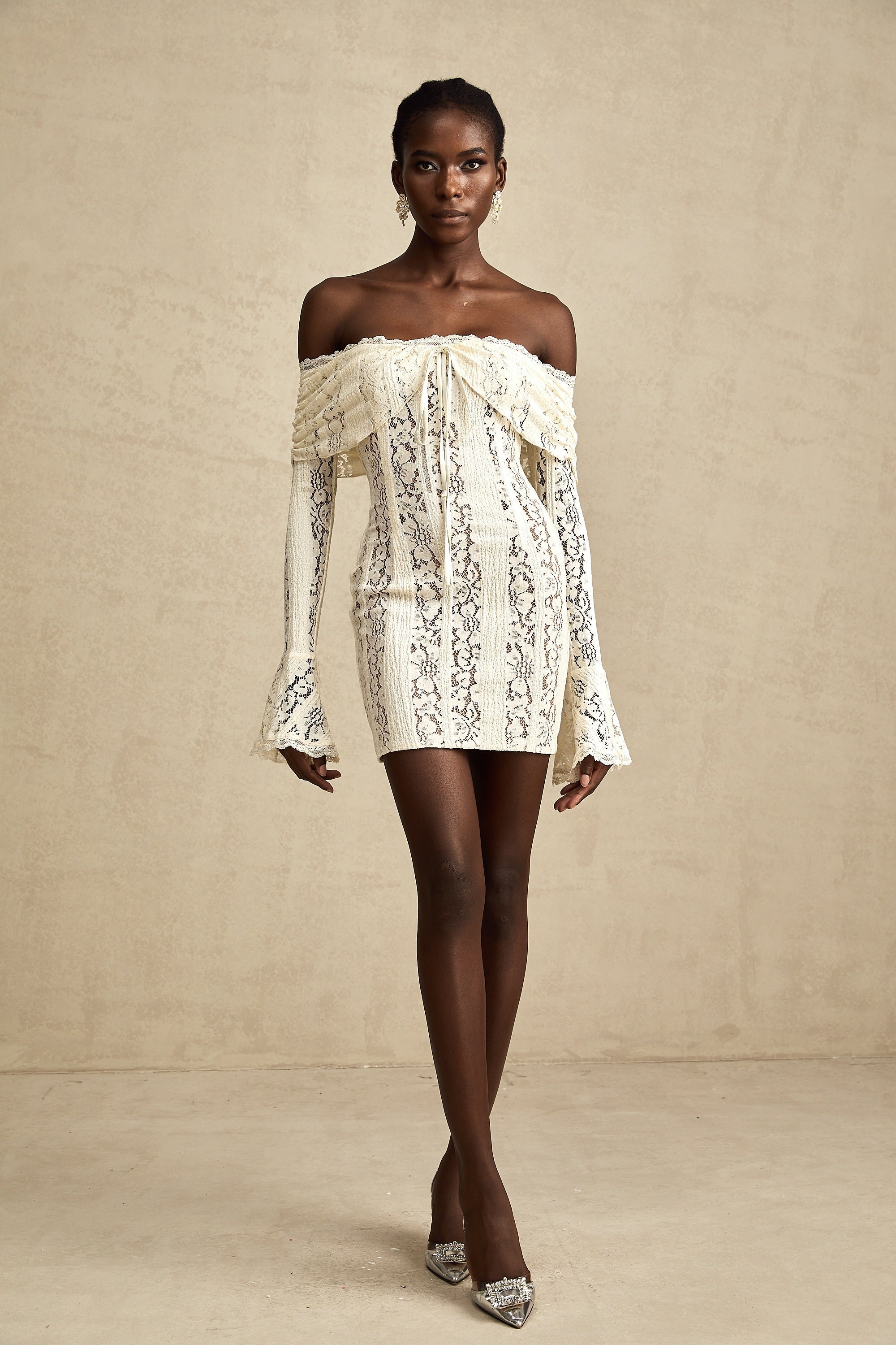 Émeline kloş mini elbise