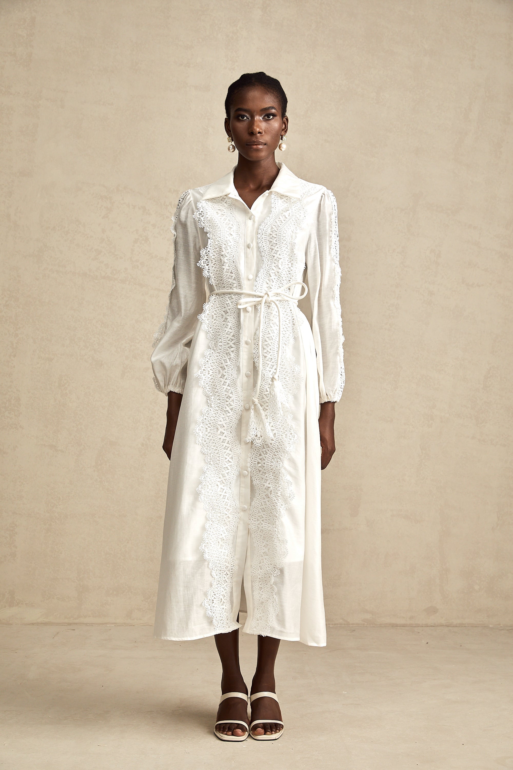 Colette midi elbise