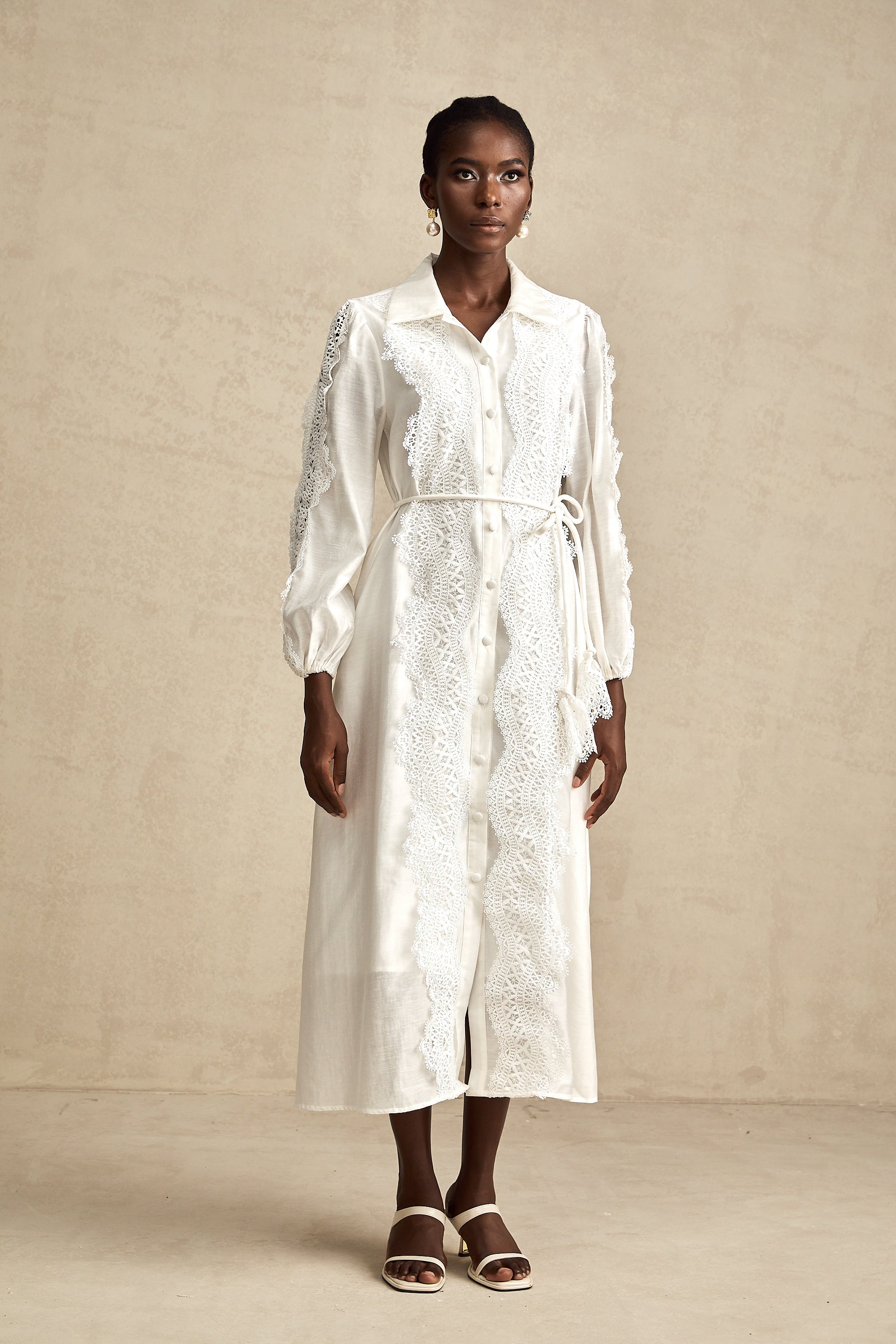 Colette midi elbise