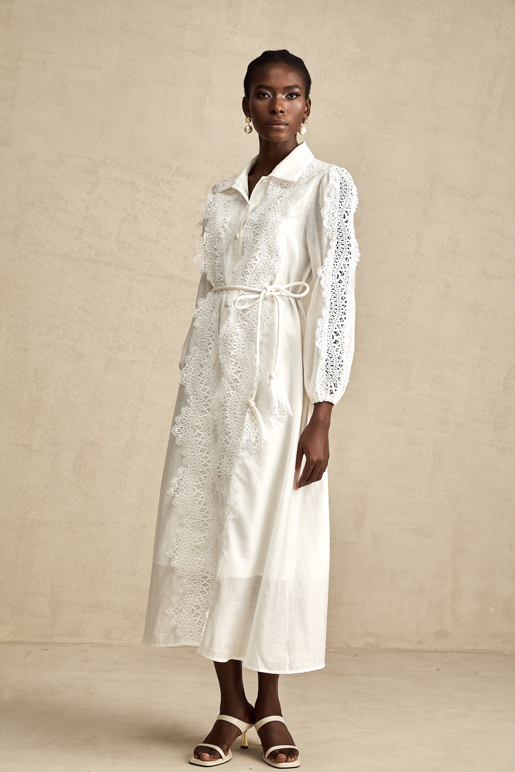 Colette midi elbise