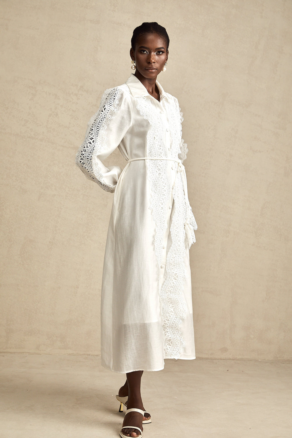 Colette midi elbise