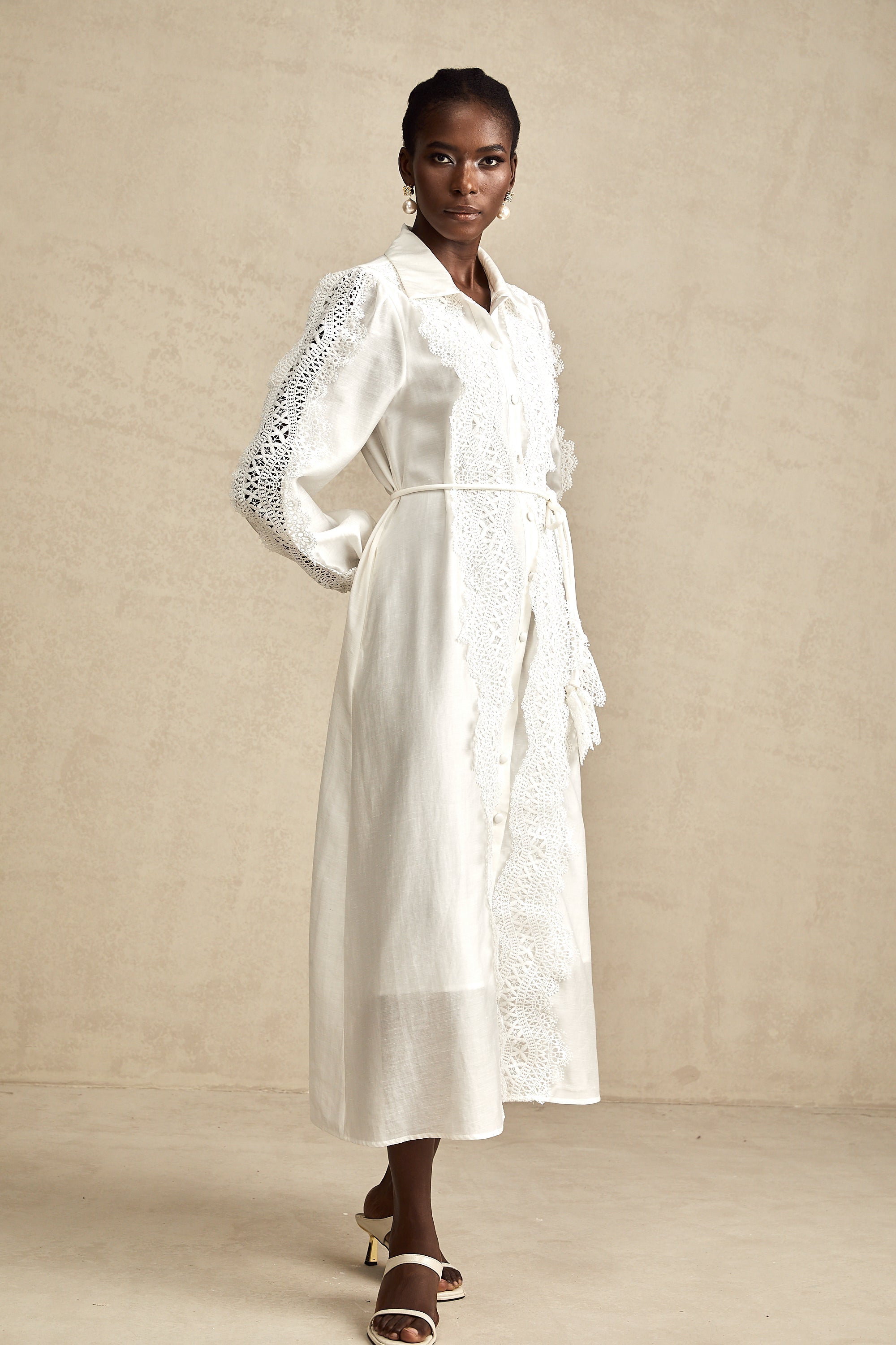 Colette midi elbise