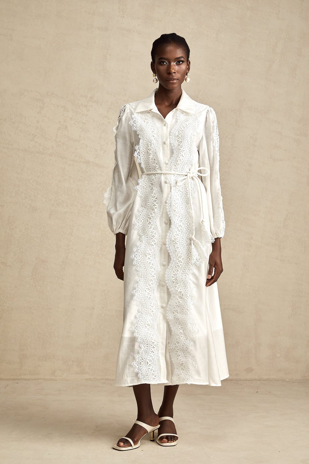 Colette midi elbise