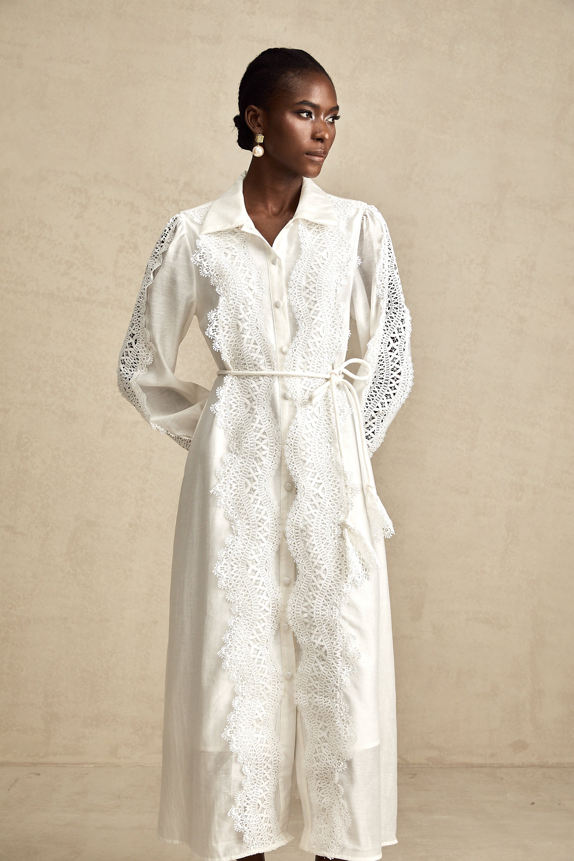 Colette midi elbise
