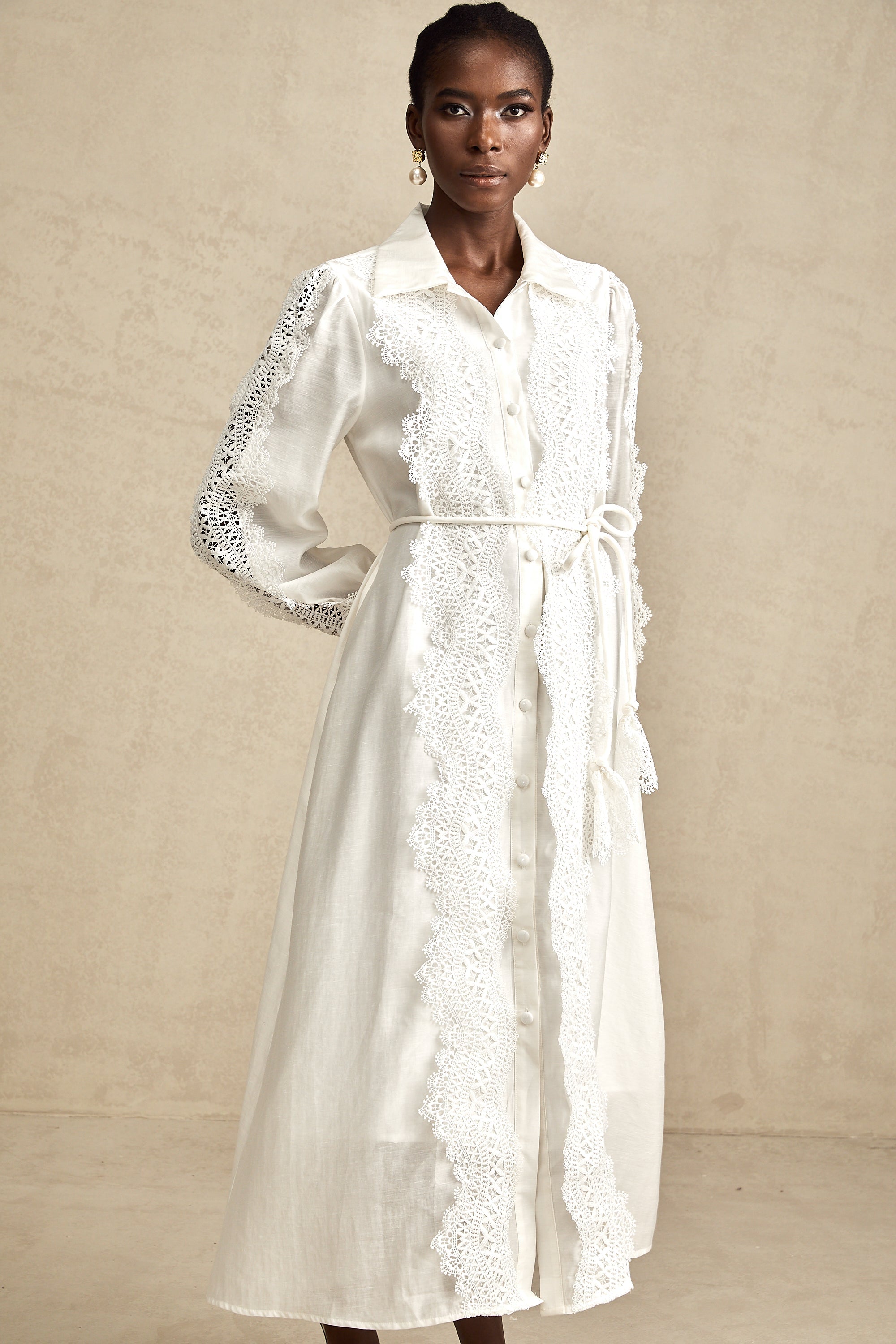 Colette midi elbise