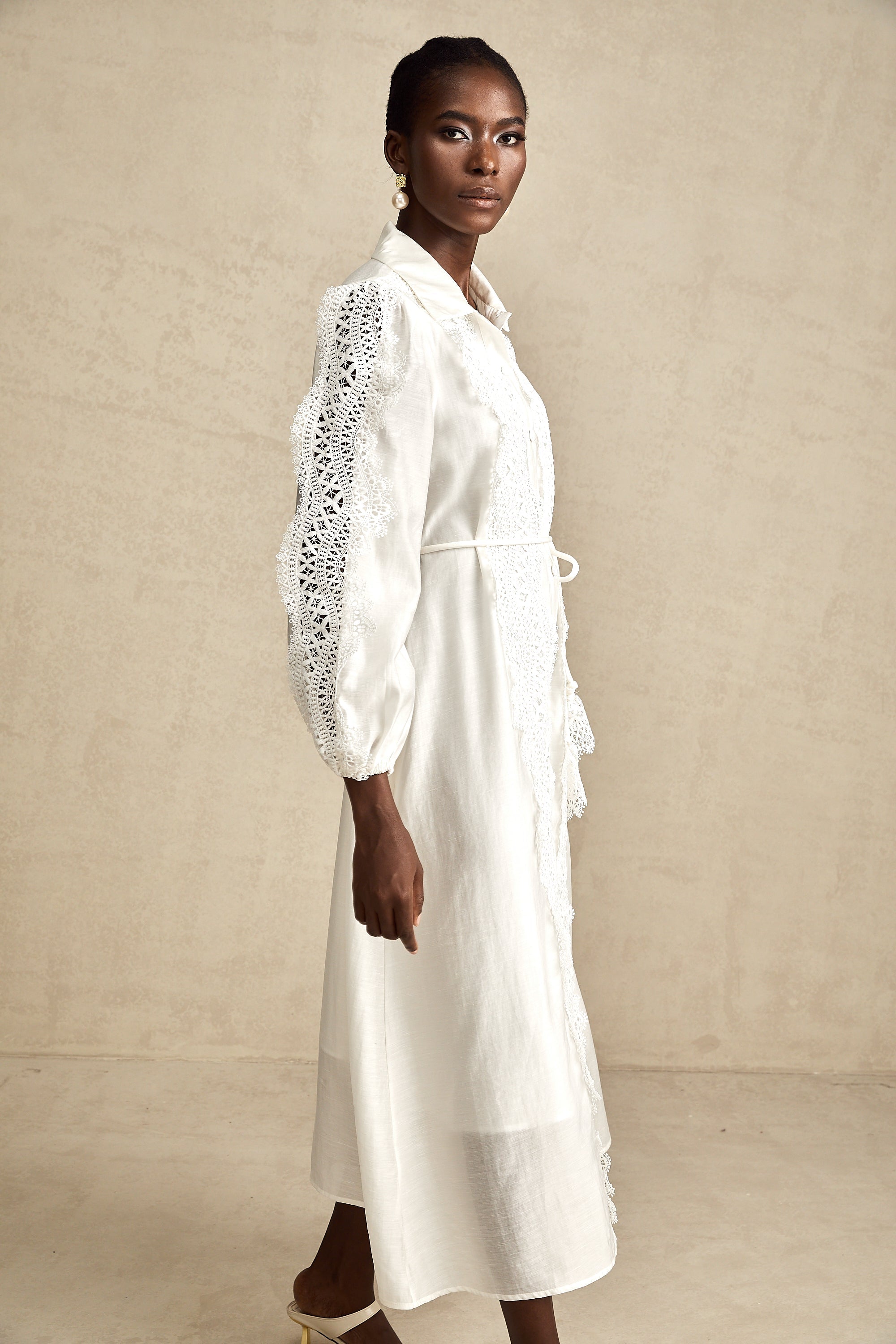 Colette midi elbise