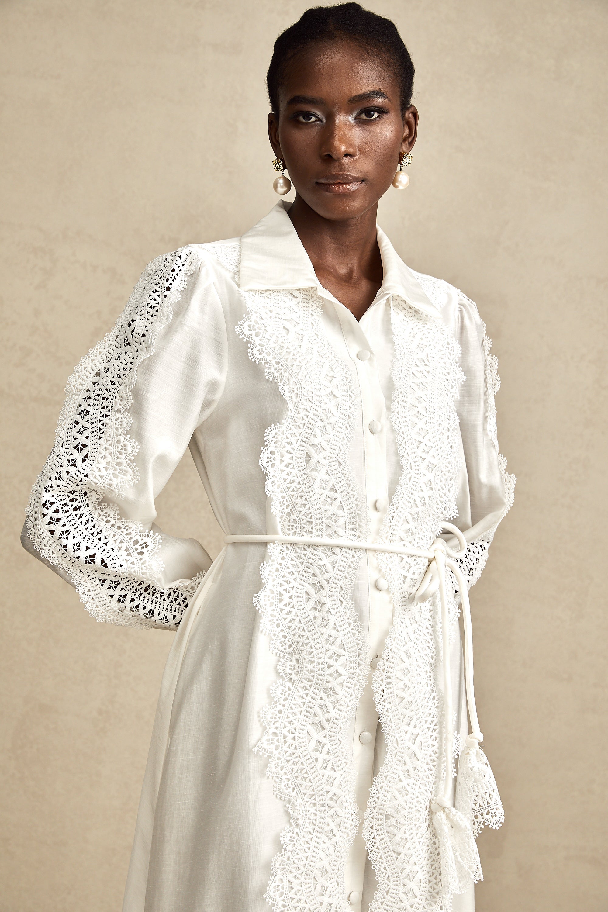 Colette midi elbise
