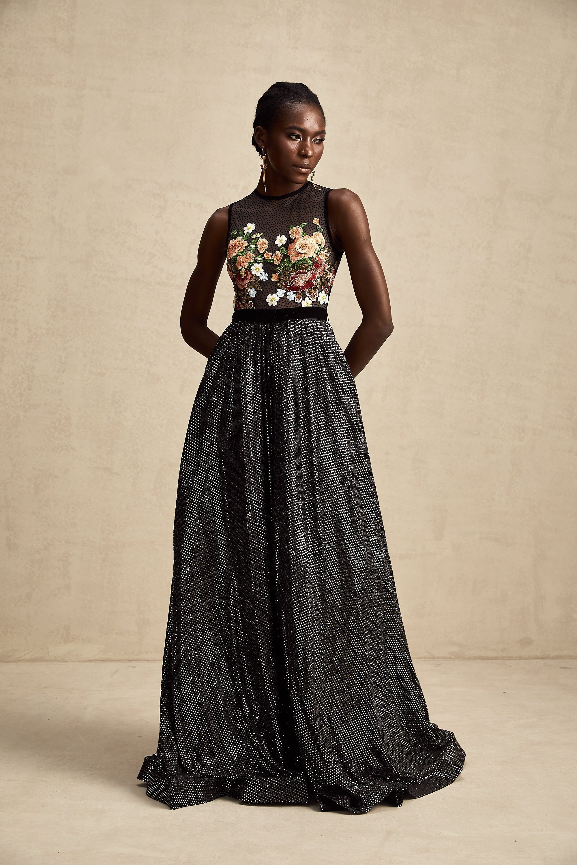 Agathe maksi elbise