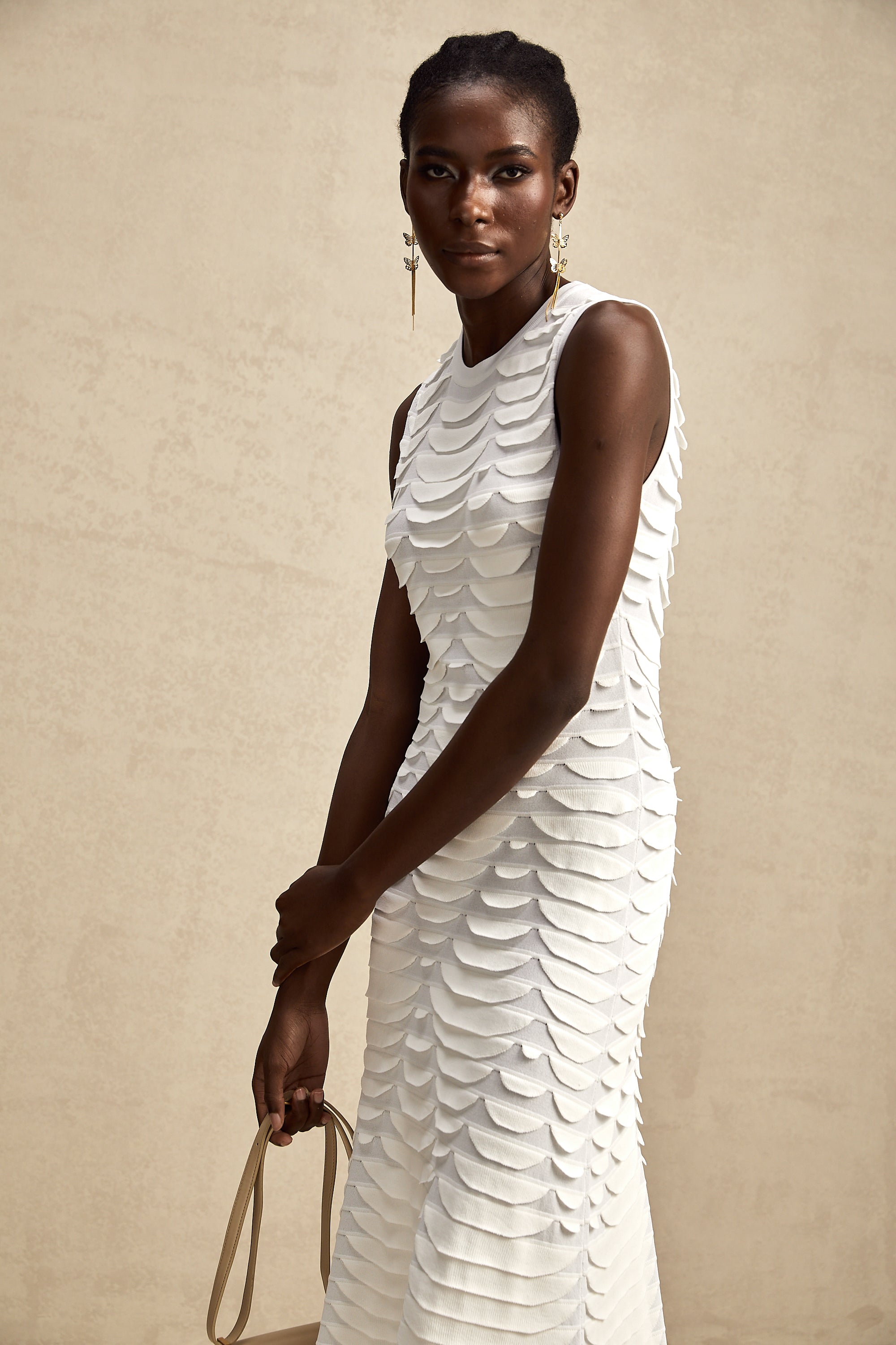 Anna midi elbise