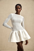 Océane dantel mini elbise